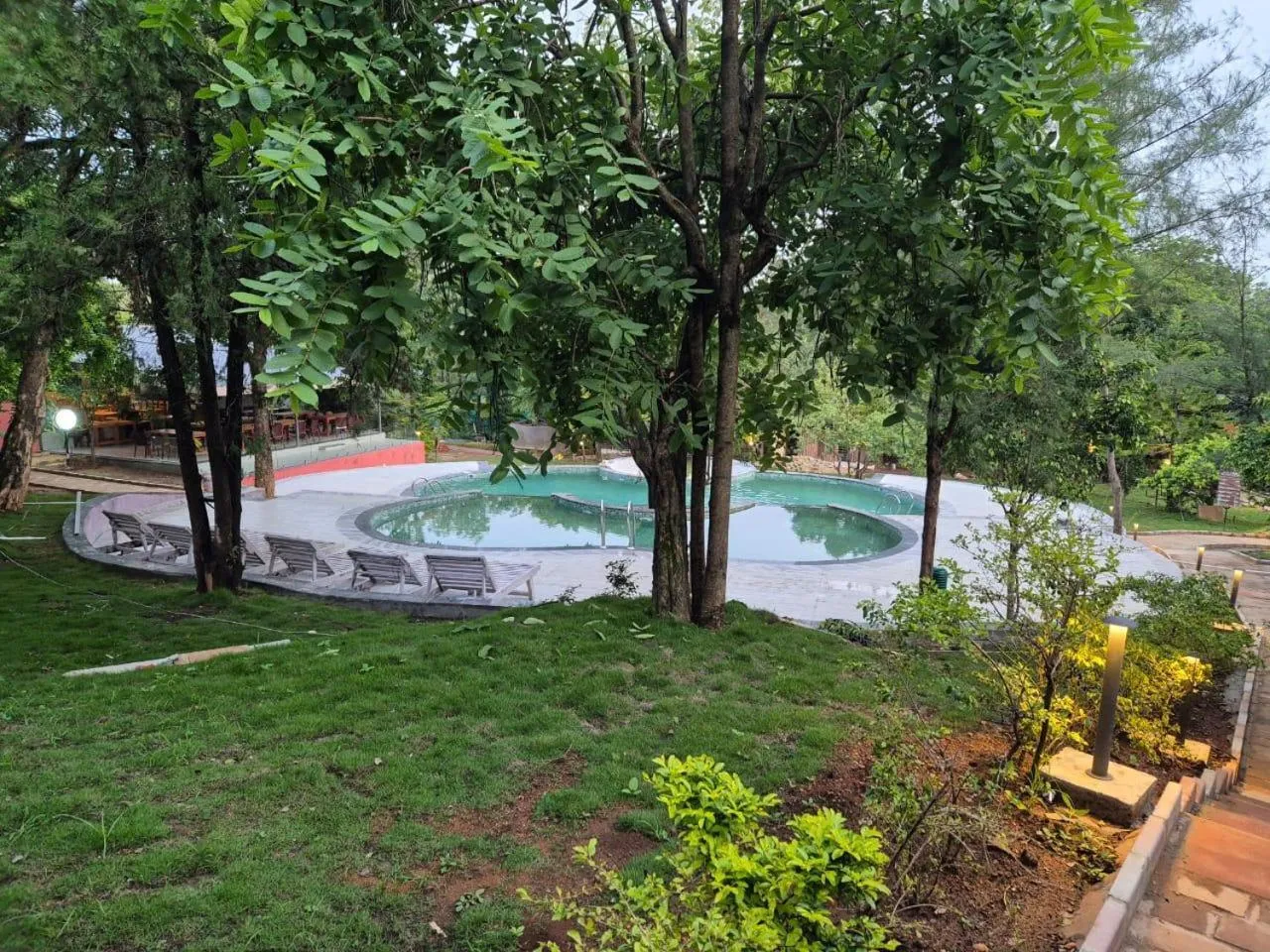 Pool view in Citrus Prime Hill Queen Resort