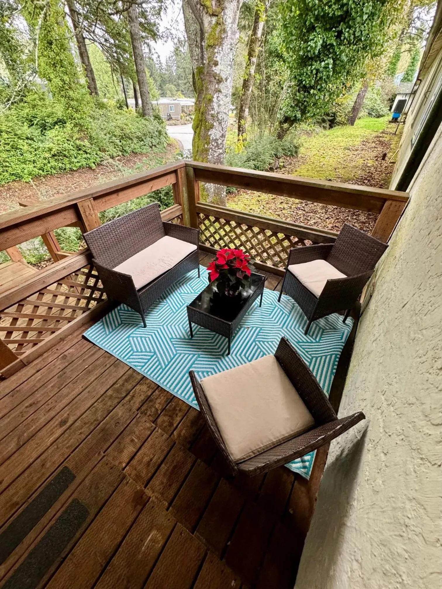 Patio in Ocean Breeze Motel