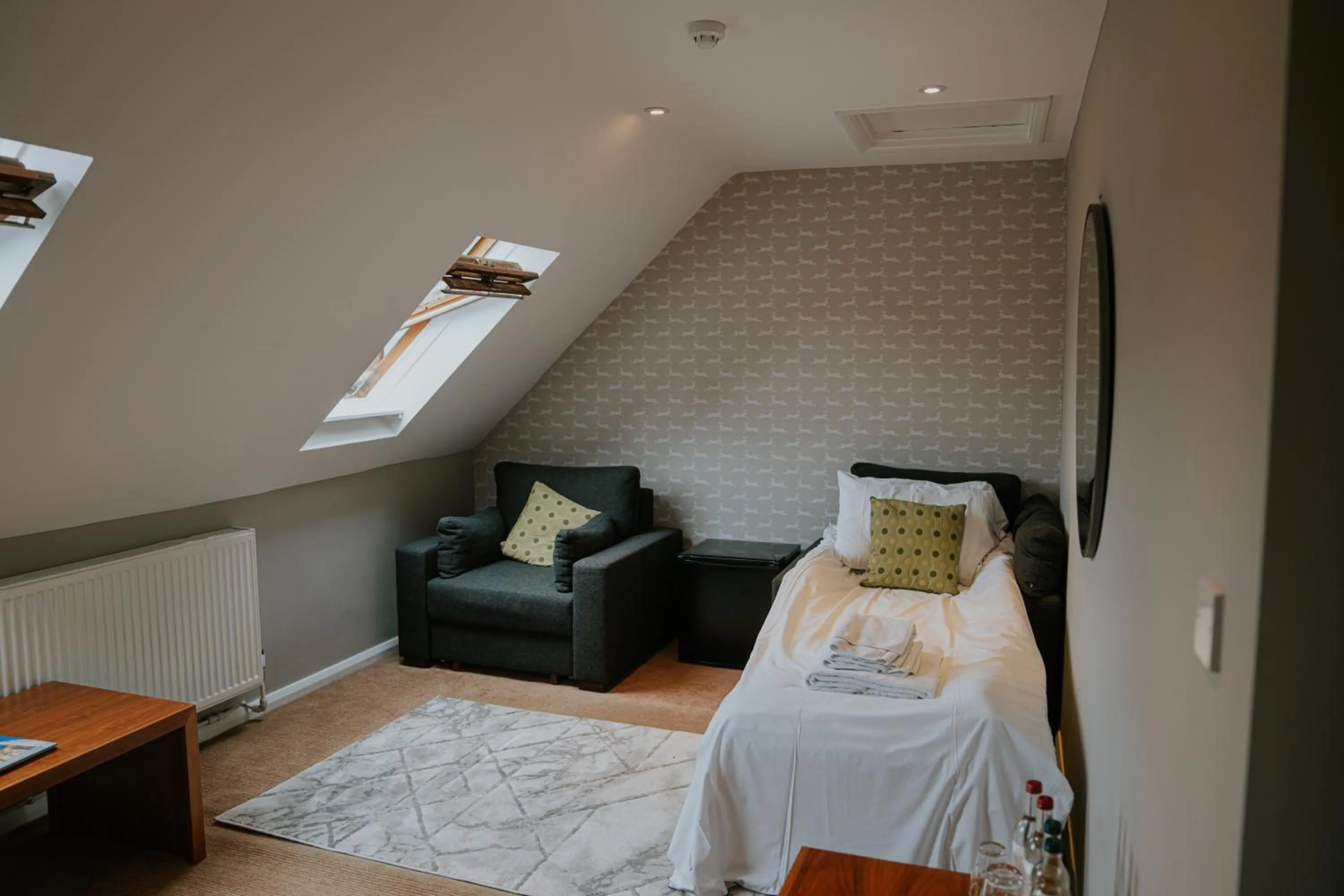 Bed in Redesdale Arms Hotel