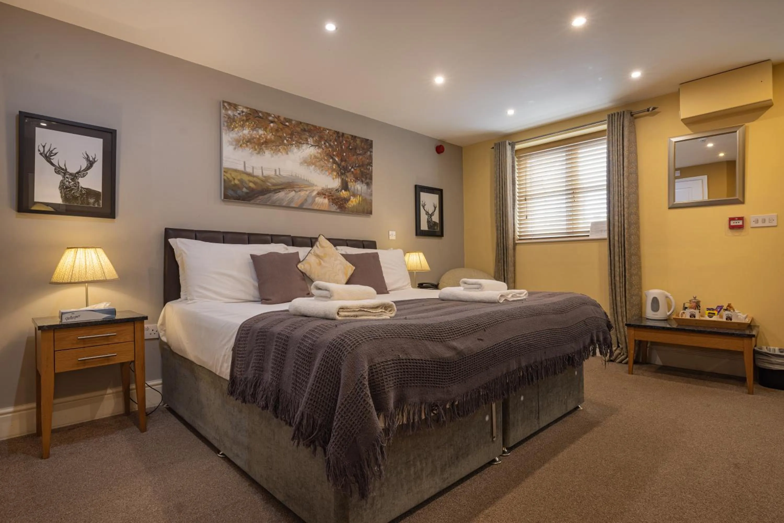 Bed in Redesdale Arms Hotel