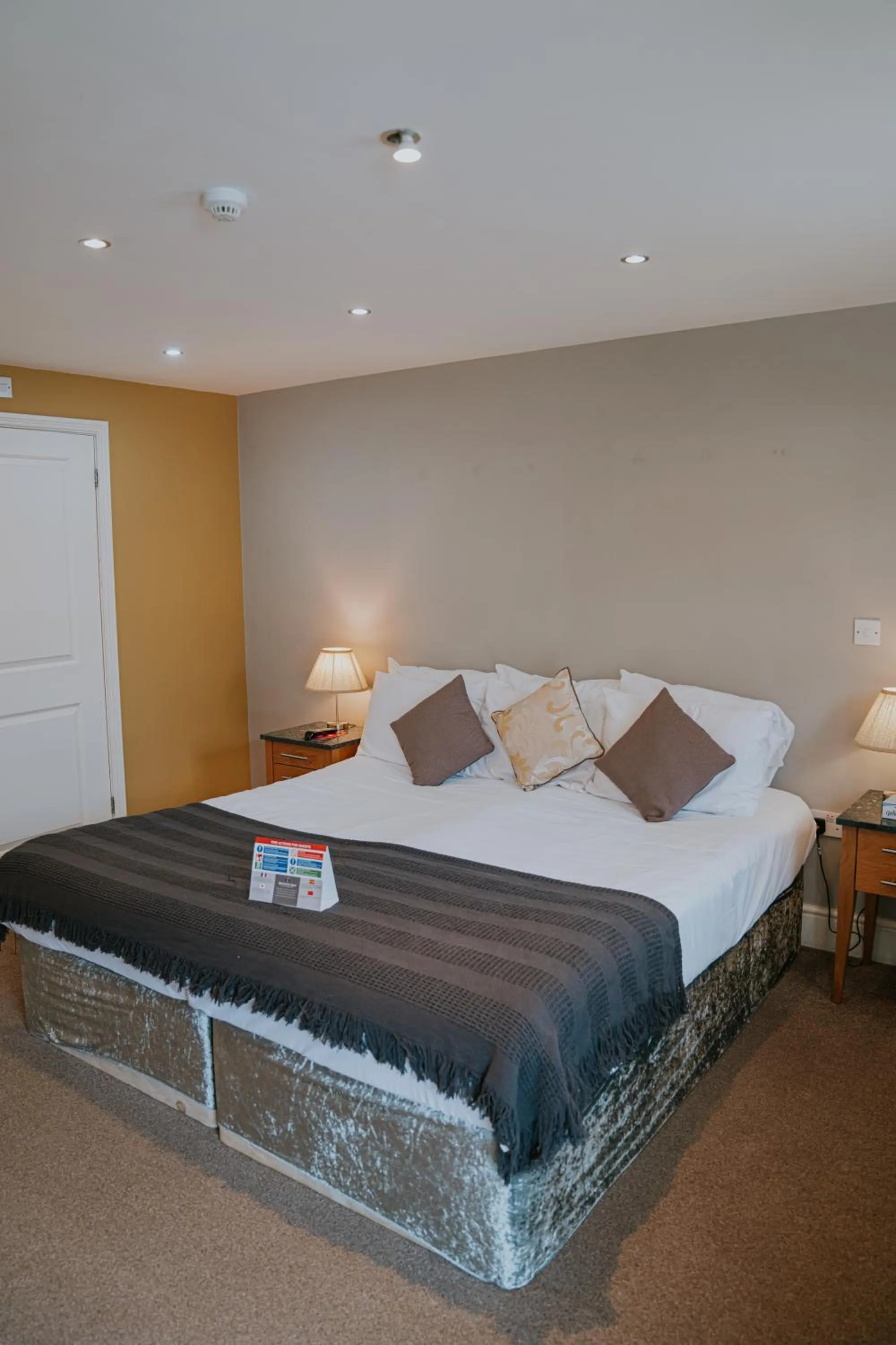 Bed in Redesdale Arms Hotel