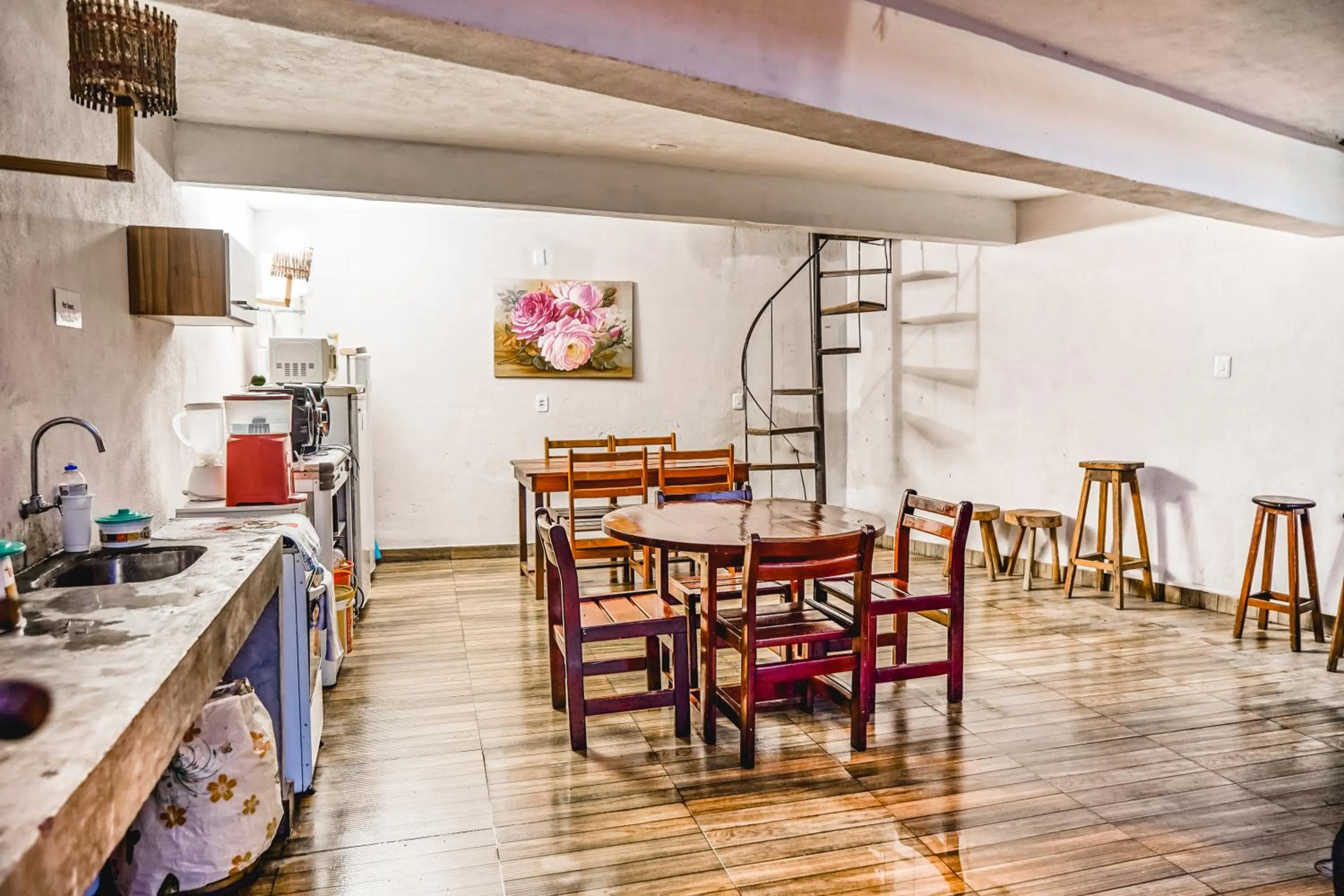 Seating area in Pousada Vila Baiana