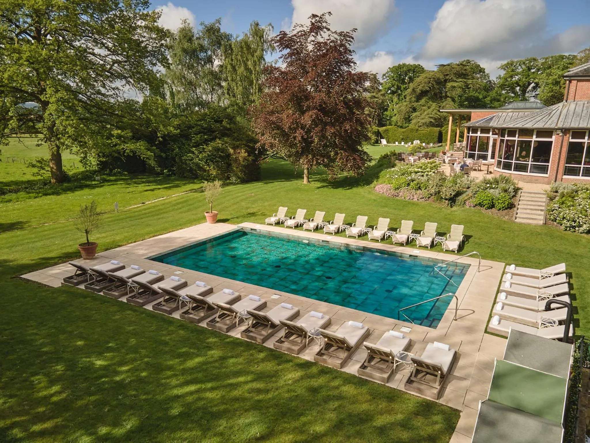 Swimming pool in The Retreat, Elcot Park