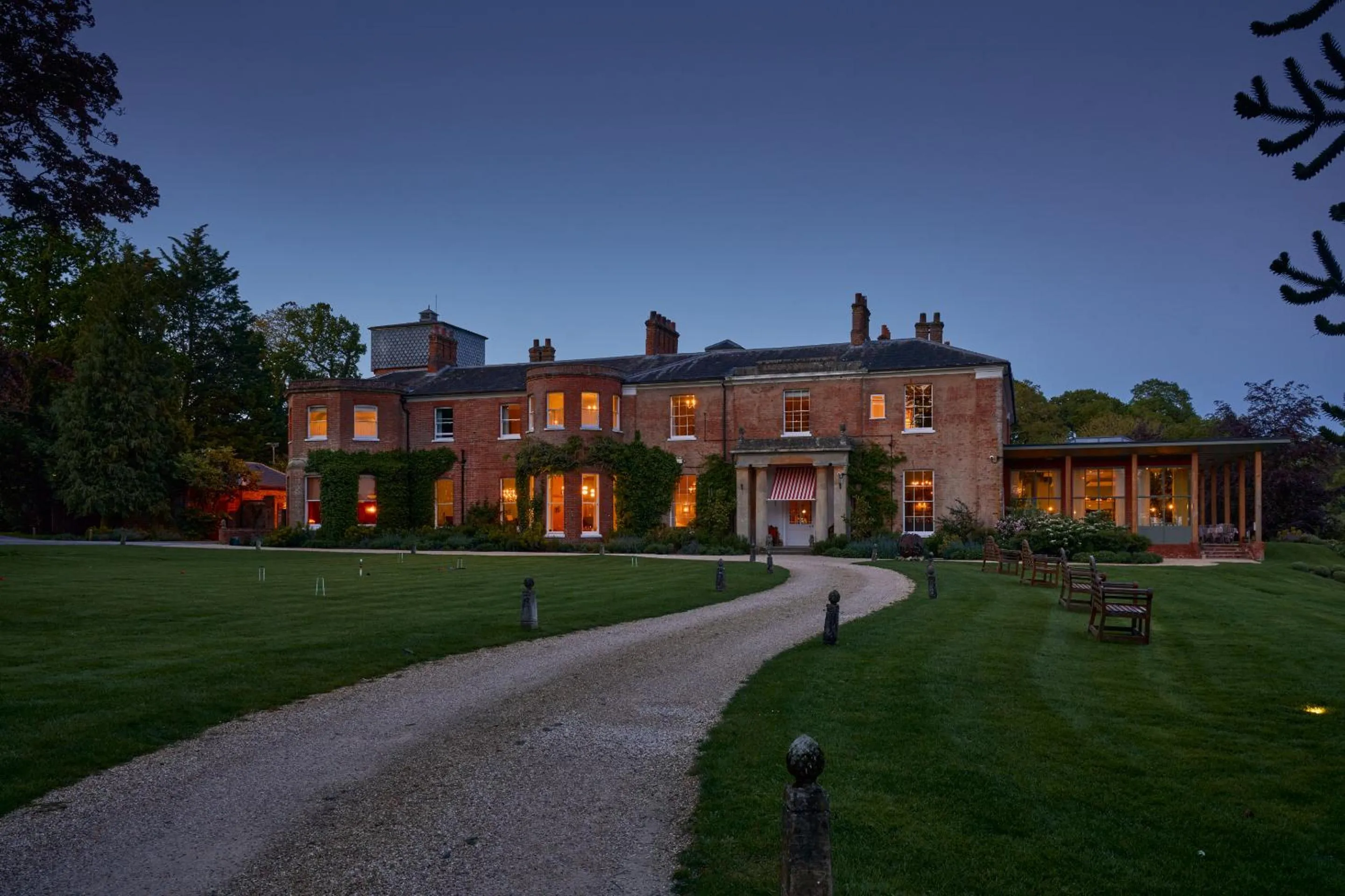 Facade/entrance in The Retreat, Elcot Park