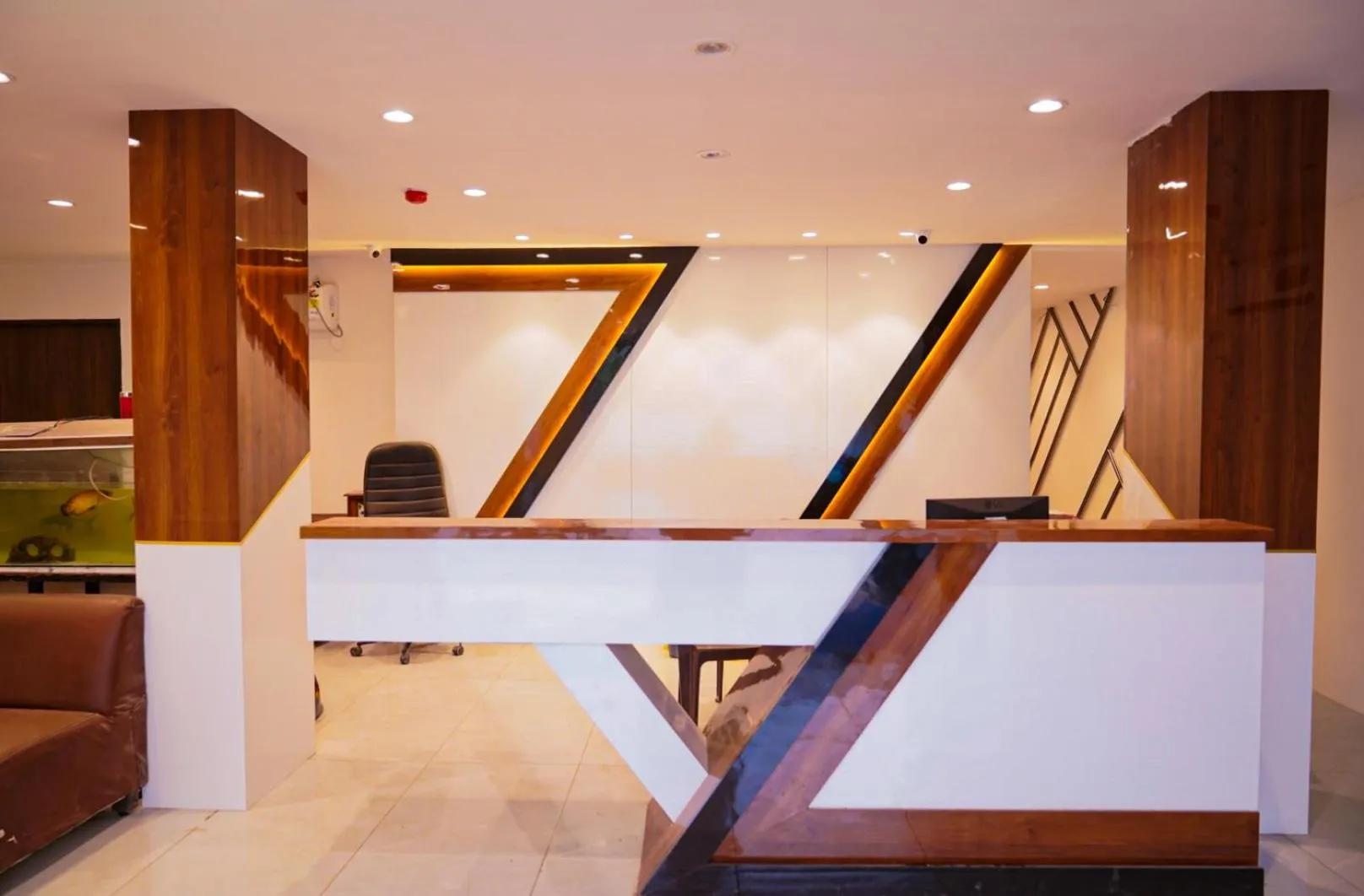 Lobby or reception in The Flamboyant Natraj