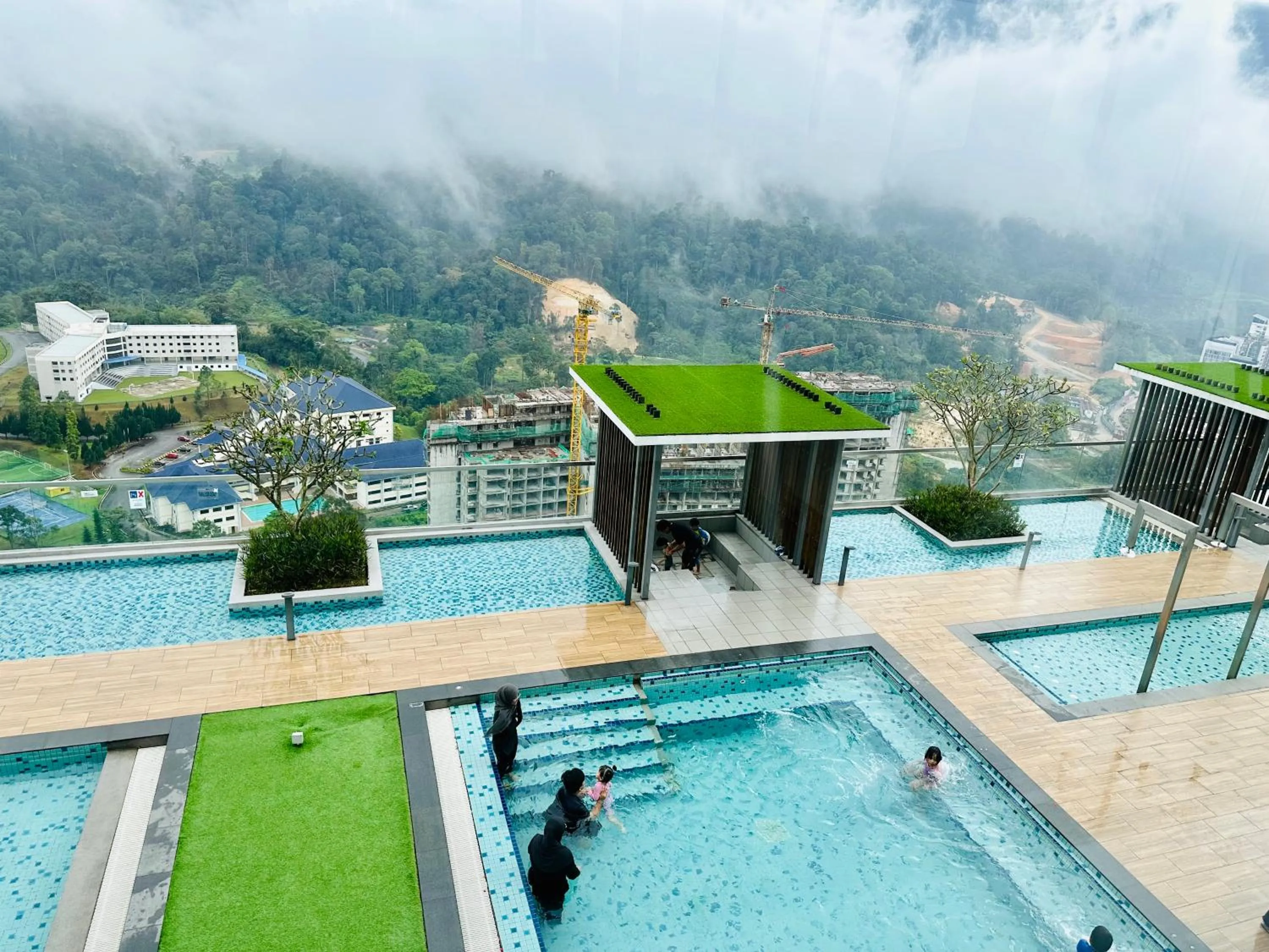 Pool view in Genting Windmill Homestay