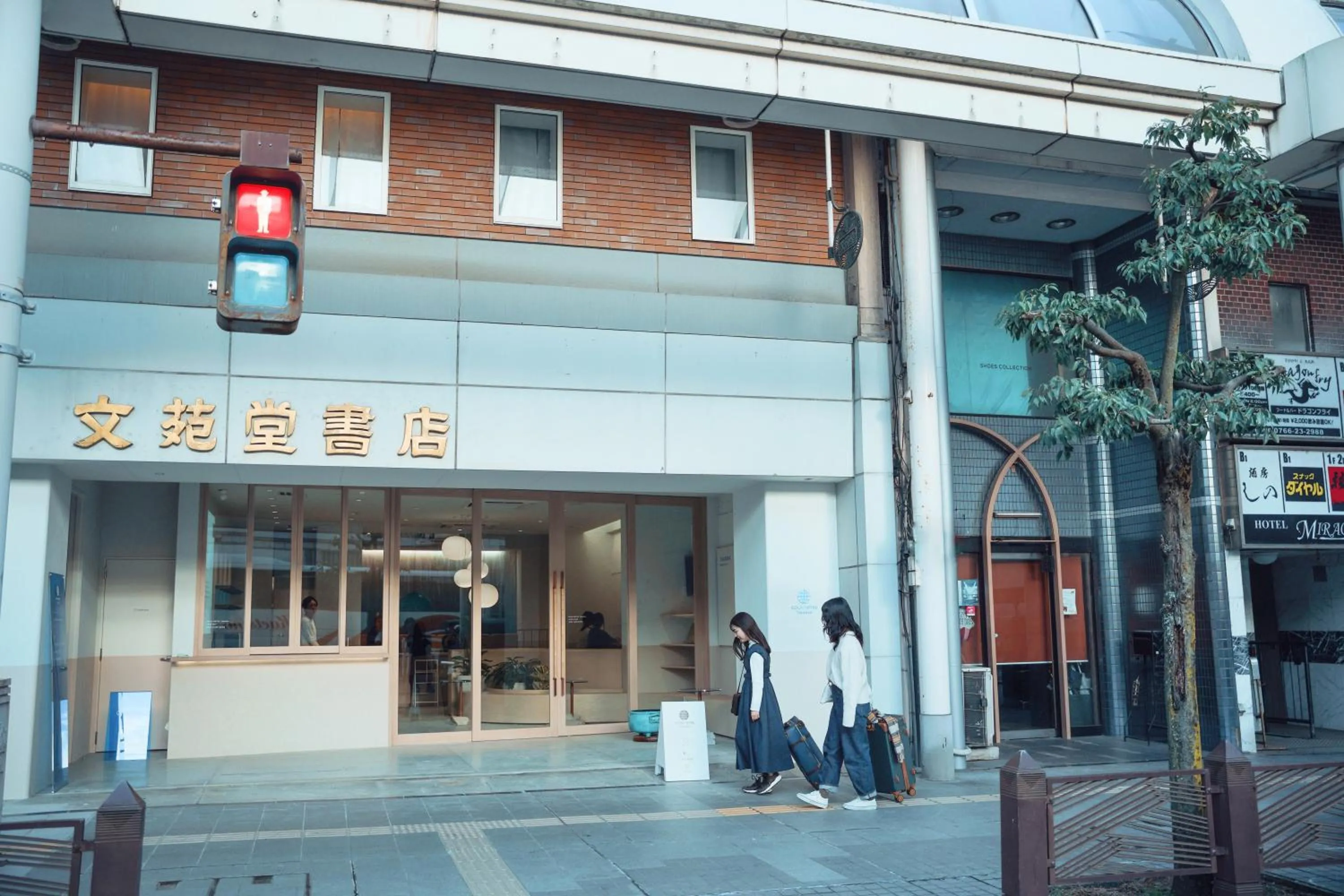 Facade/entrance in SEKAI HOTEL Takaoka