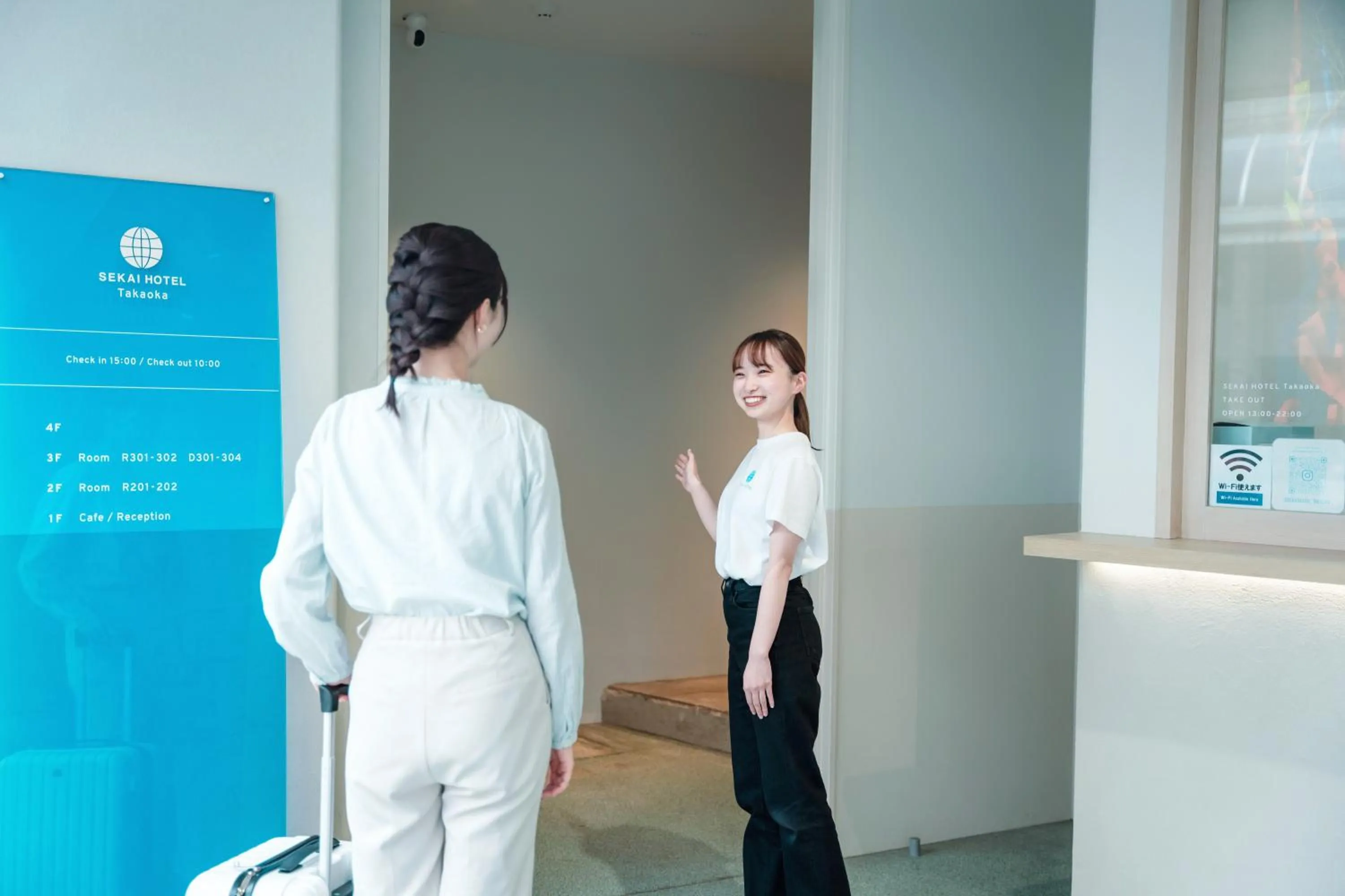 Staff in SEKAI HOTEL Takaoka