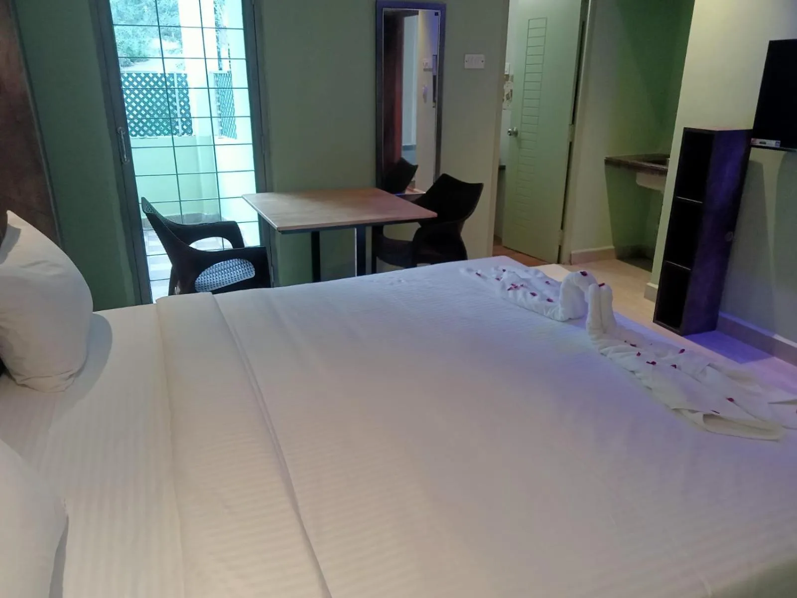 Bed in Hotel Peppers