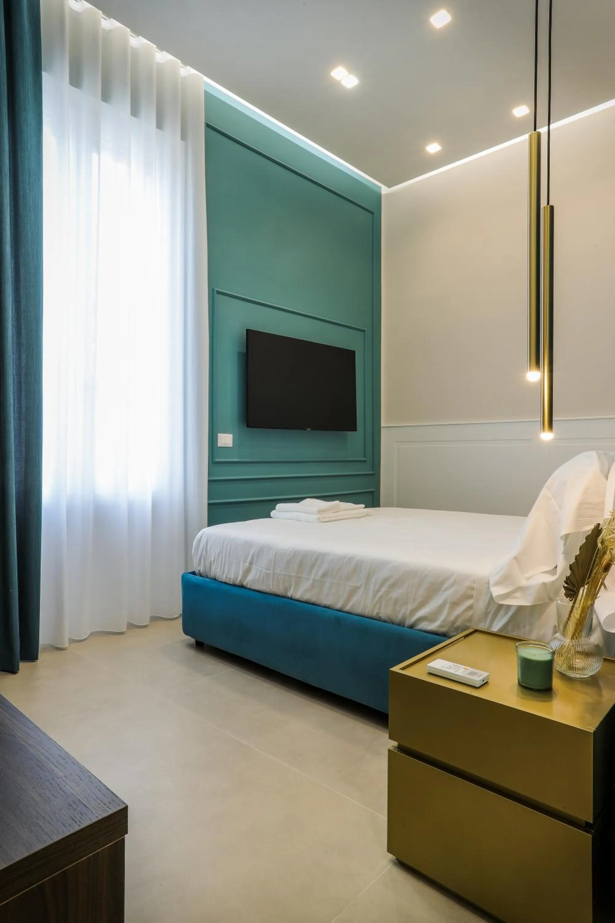 Bed in Conte Relais Suite