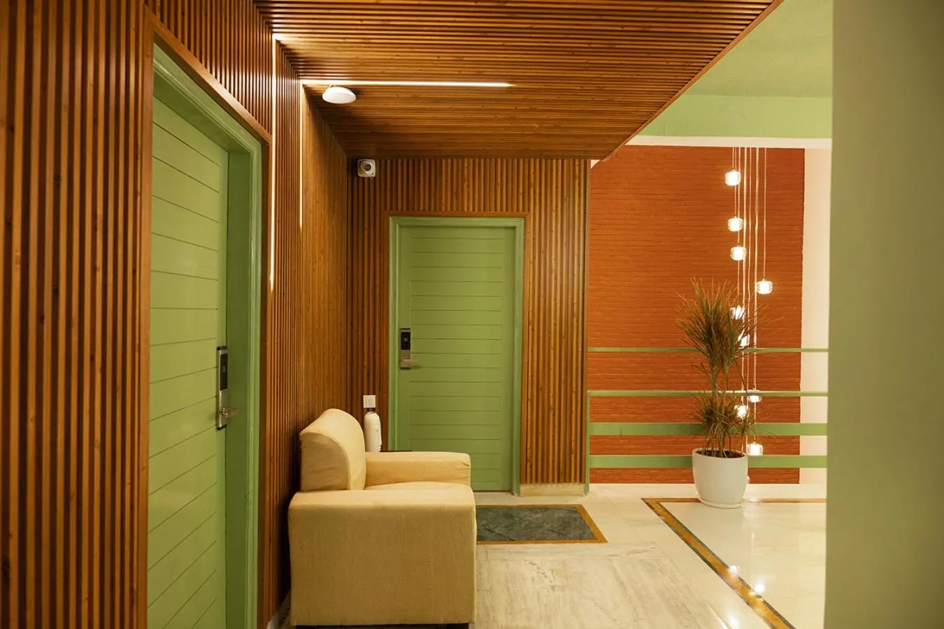 Seating area in Firebrick Boutique Residences - AMETHYST HOUSE