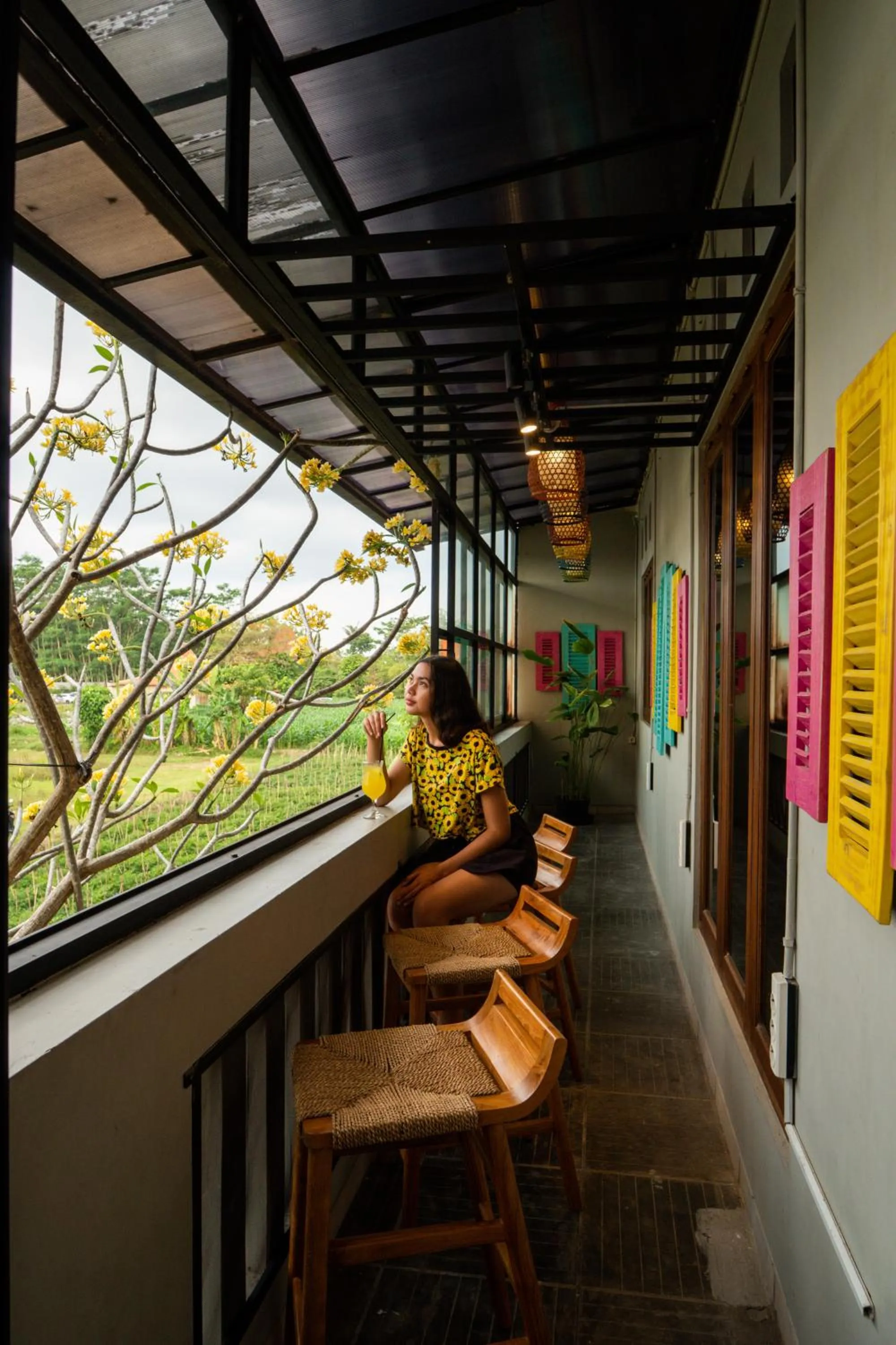 Balcony/Terrace in De Tropen Jogja Villa