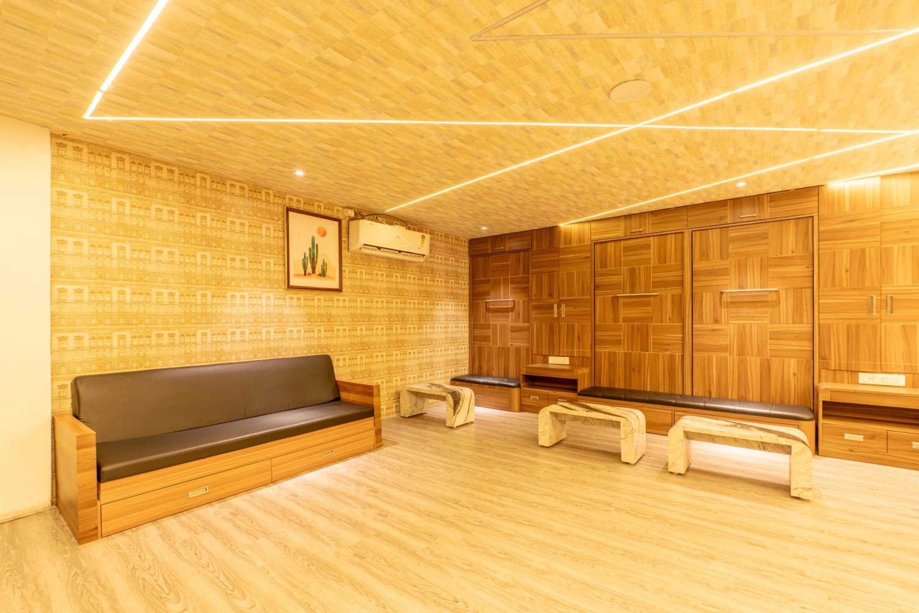 Seating area in Seasons Suites Koramangala