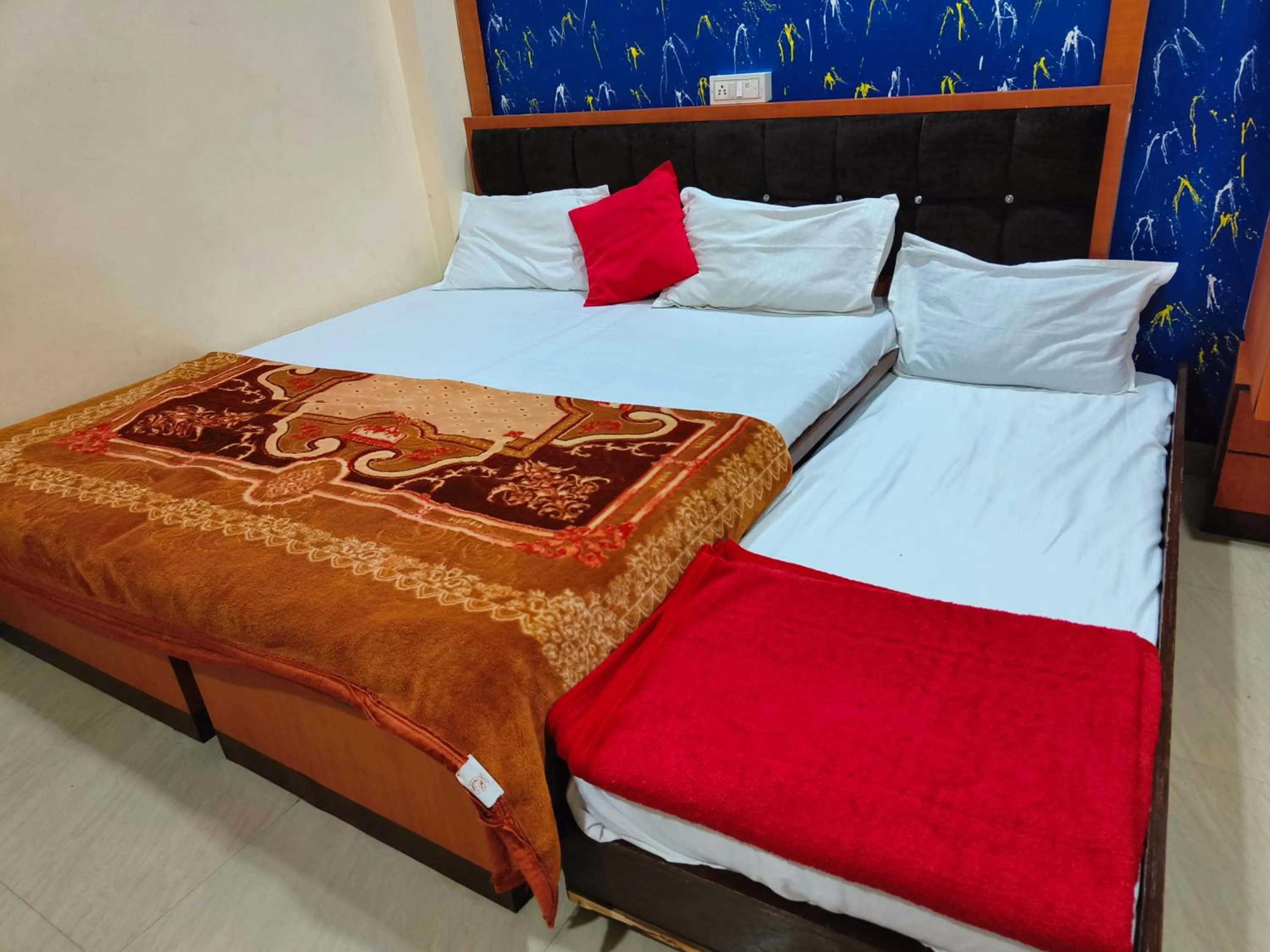 Bed in Hotel HM International