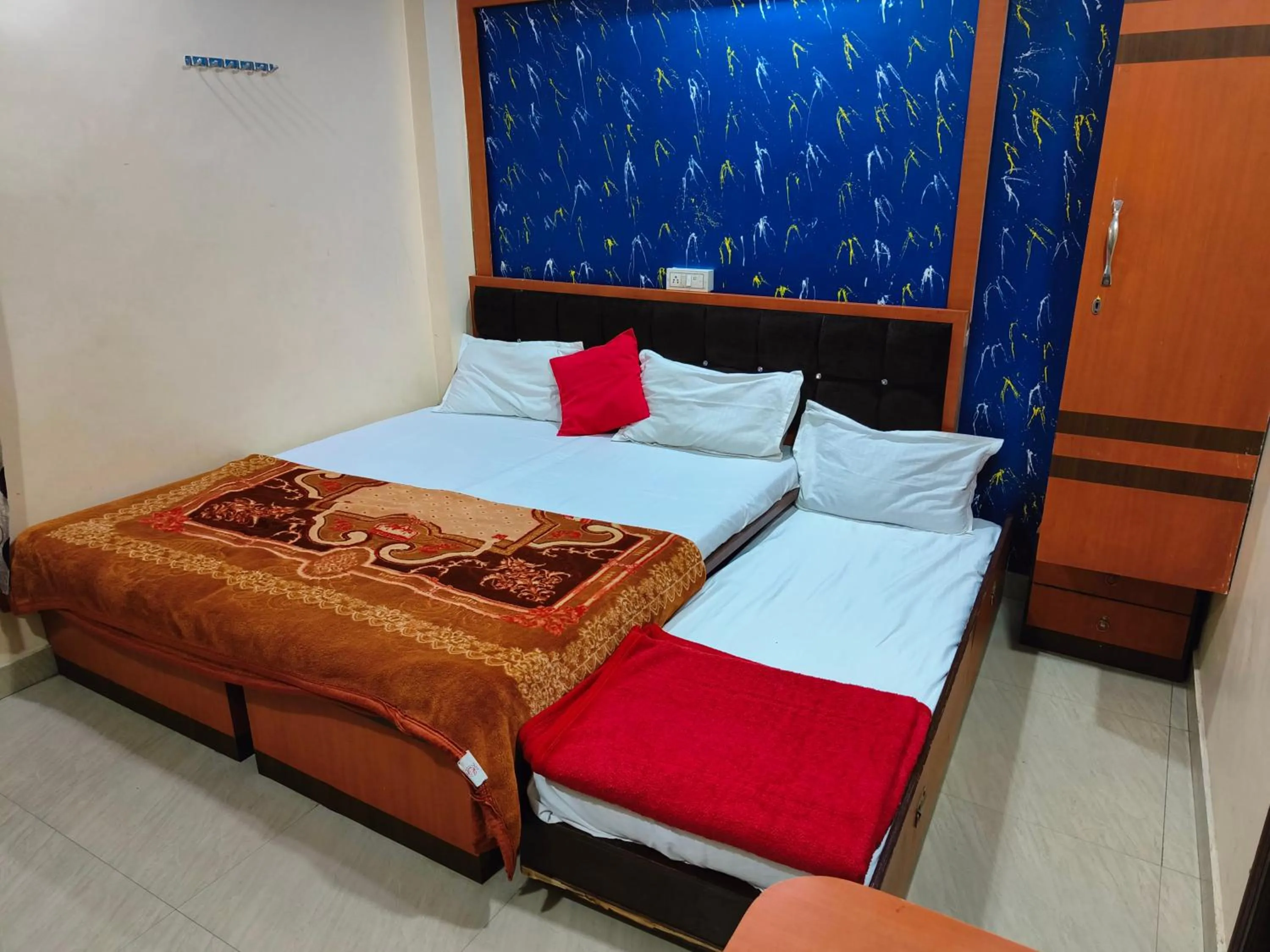 Bed in Hotel HM International