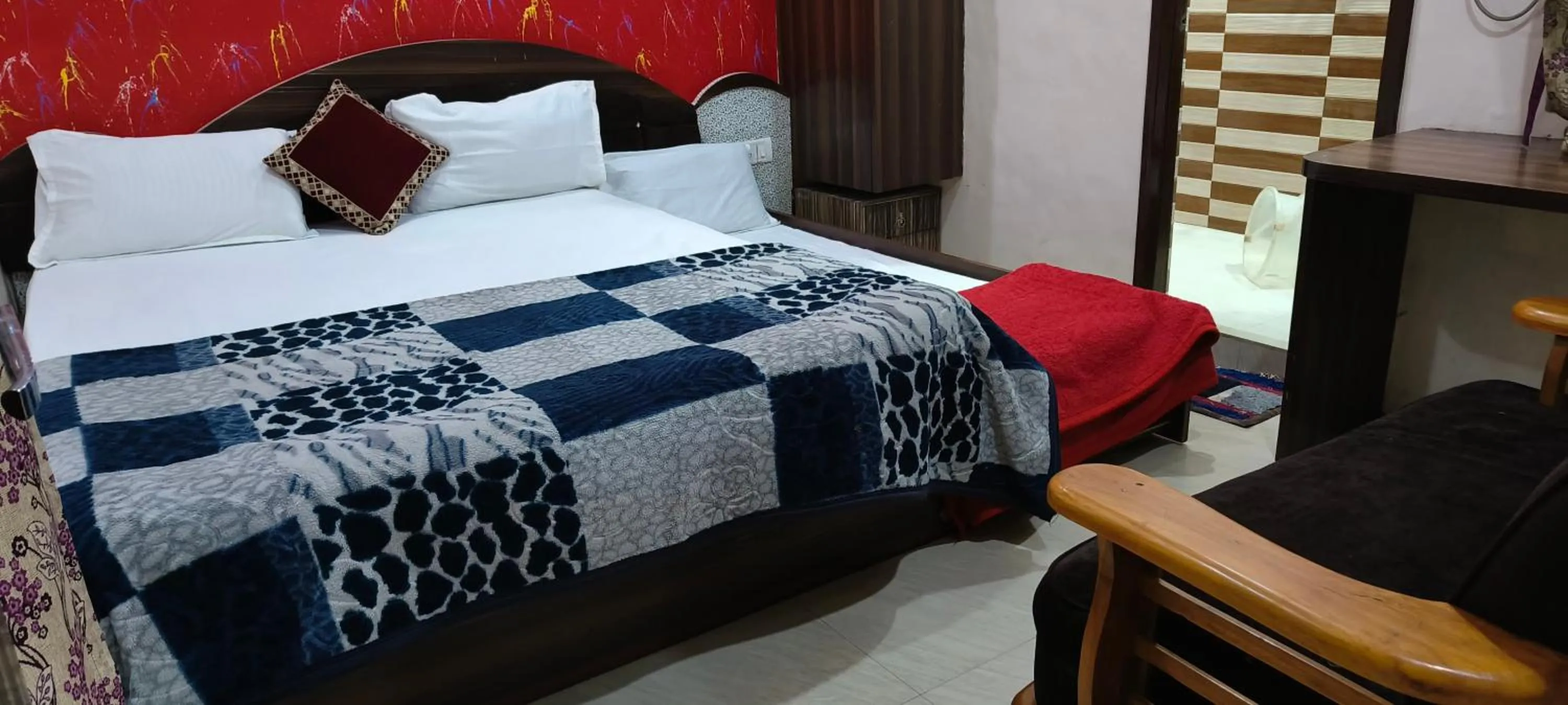 Bed in Hotel HM International