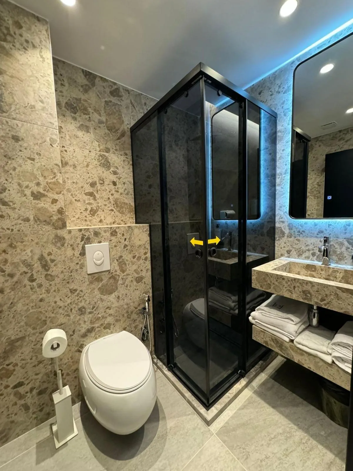 Shower in Hotel Consul