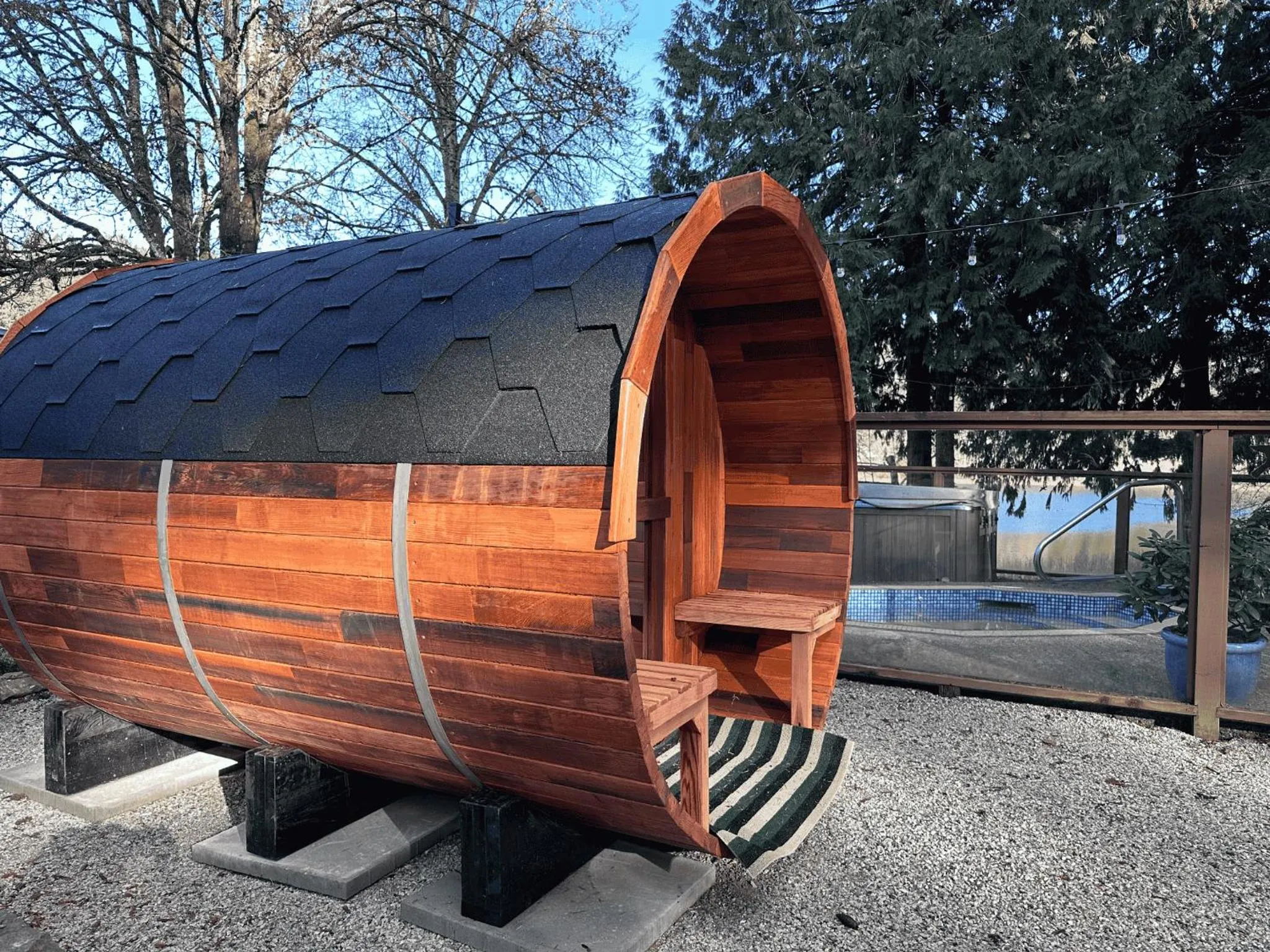 Sauna in Cusheon Lake Resort