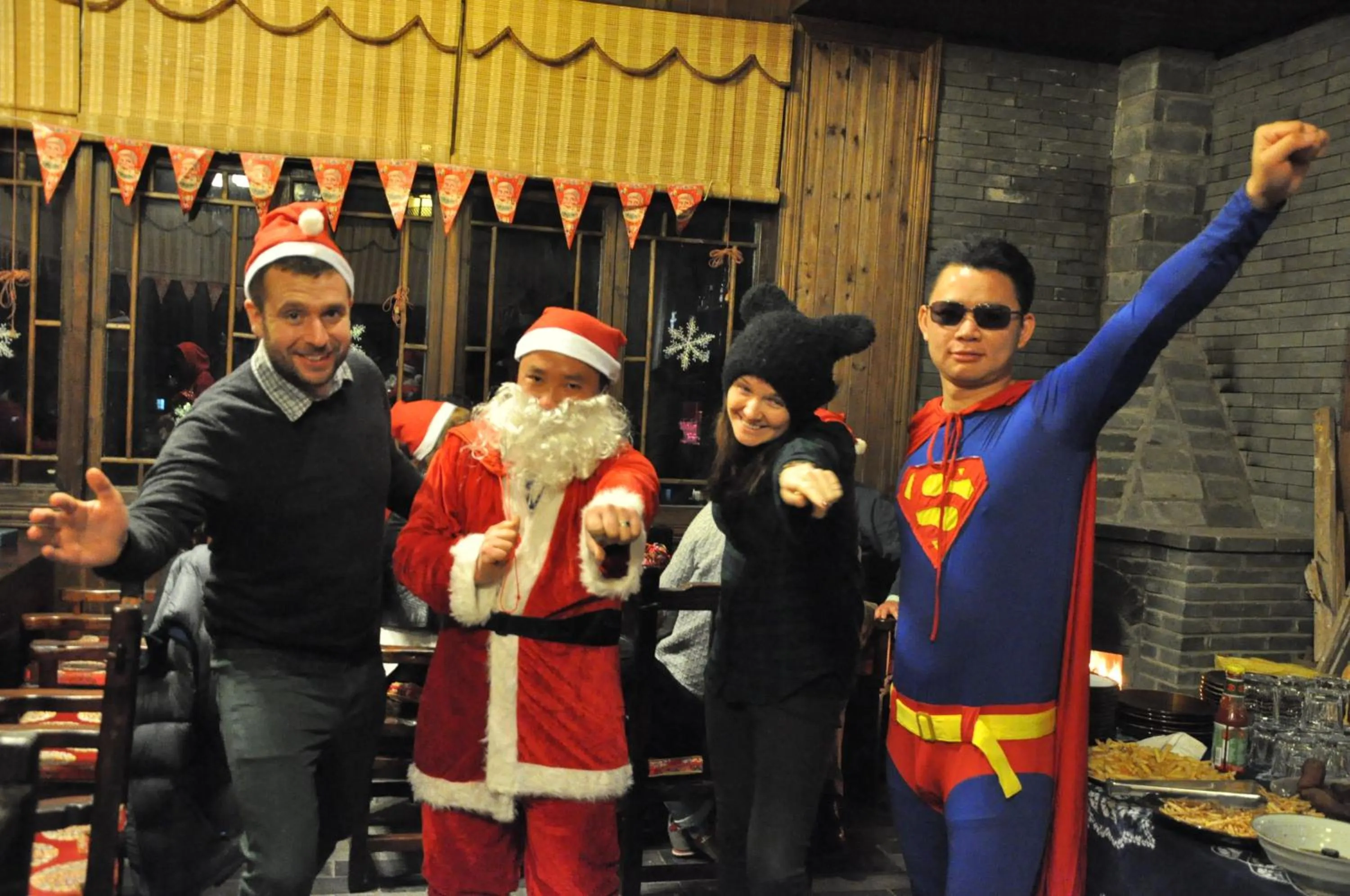 Guests in Yangshuo Mountain Nest Boutique Hotel