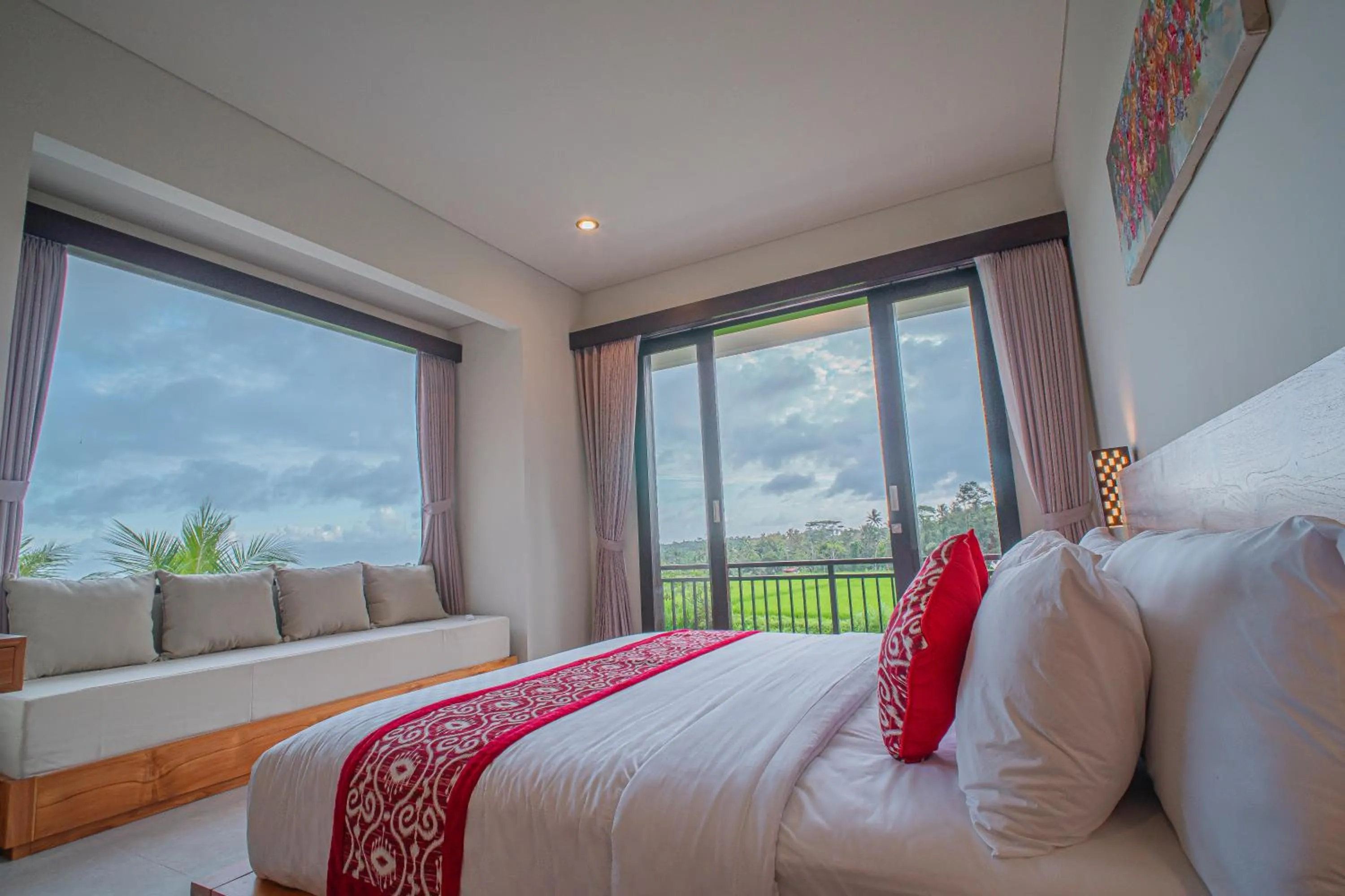 Bedroom, Bed in Mahadewi Sunset Villa