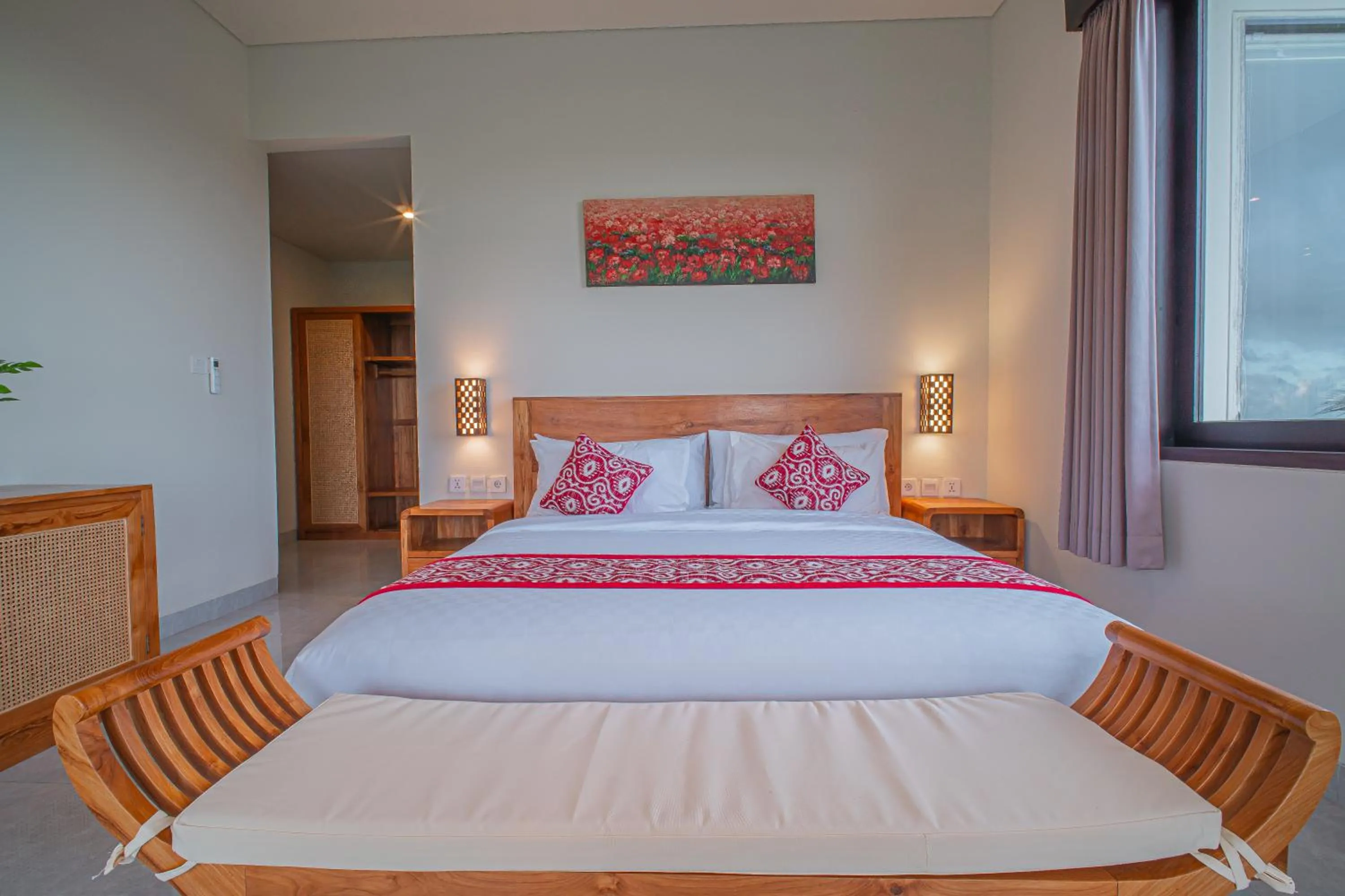 Bedroom, Bed in Mahadewi Sunset Villa