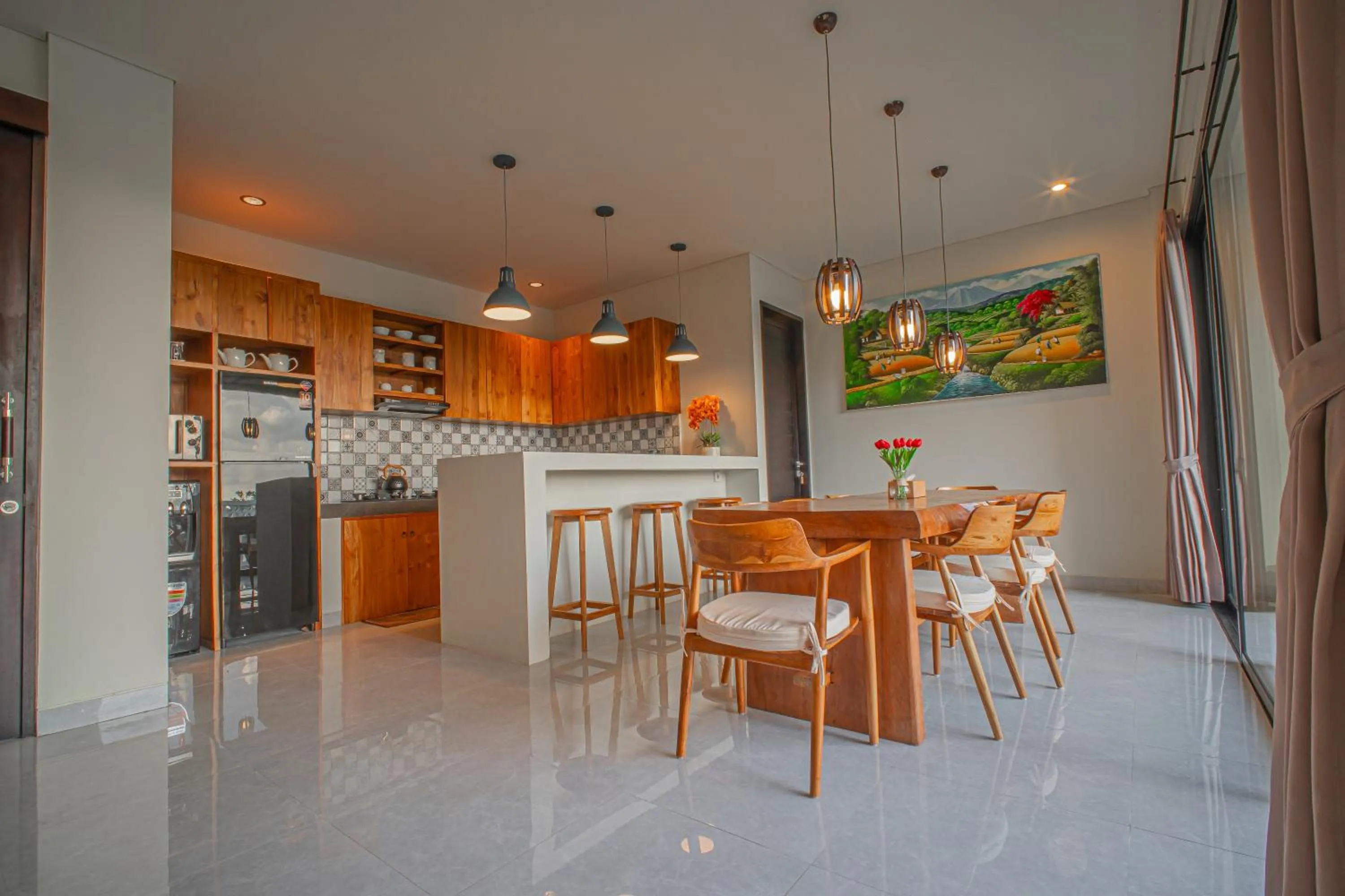 Dining area in Mahadewi Sunset Villa