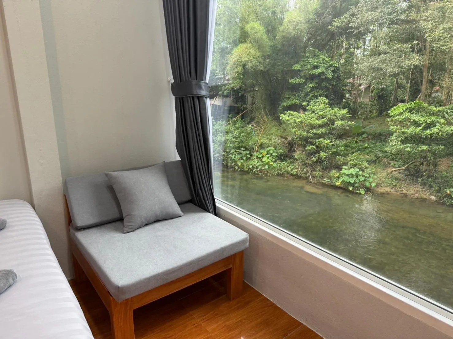 Seating area in Khao Sok Jungle Huts Resort