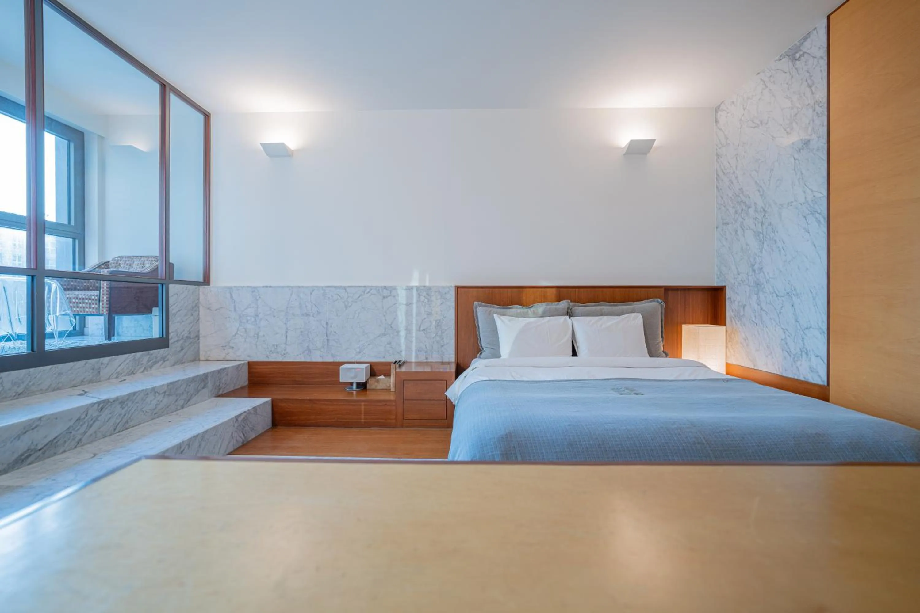 Bed in Gangnam Boutique Hotel Sohsul