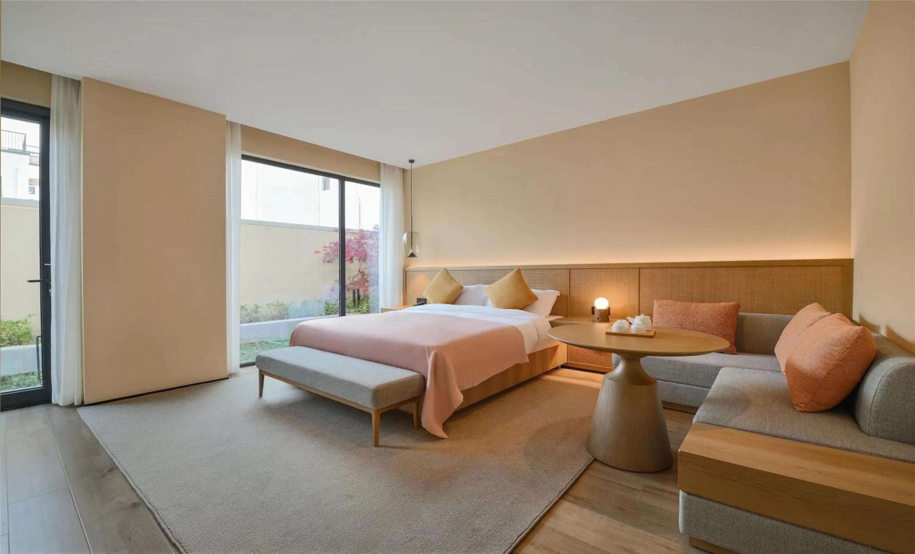 Bed in Blossom House Suzhou