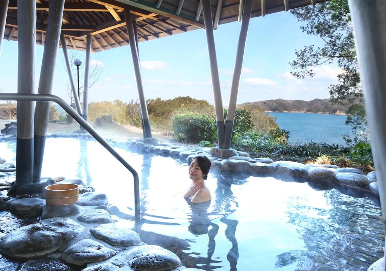 Open Air Bath in Ryoso Uminocho