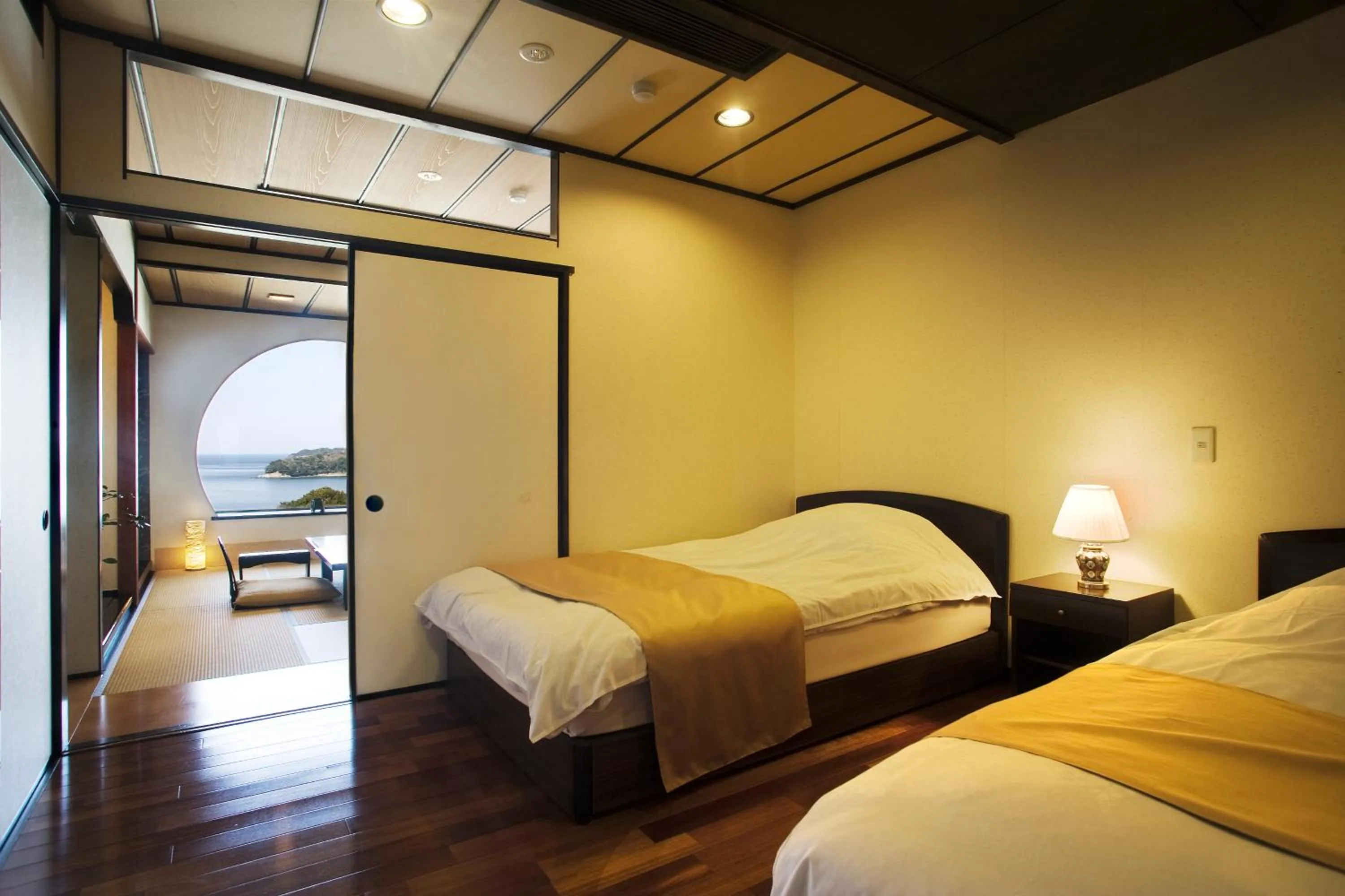 Bedroom, Bed in Ryoso Uminocho