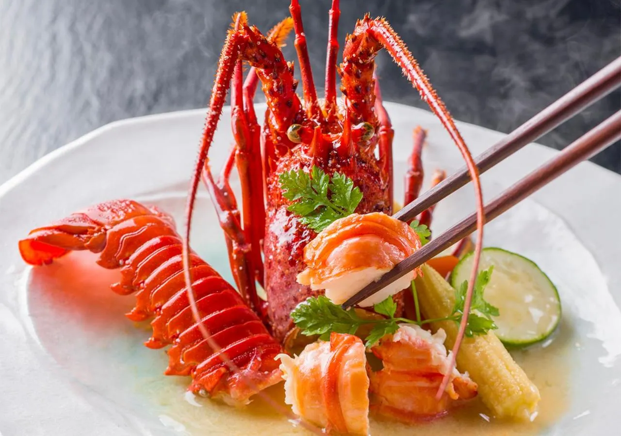 Dinner in Ryoso Uminocho