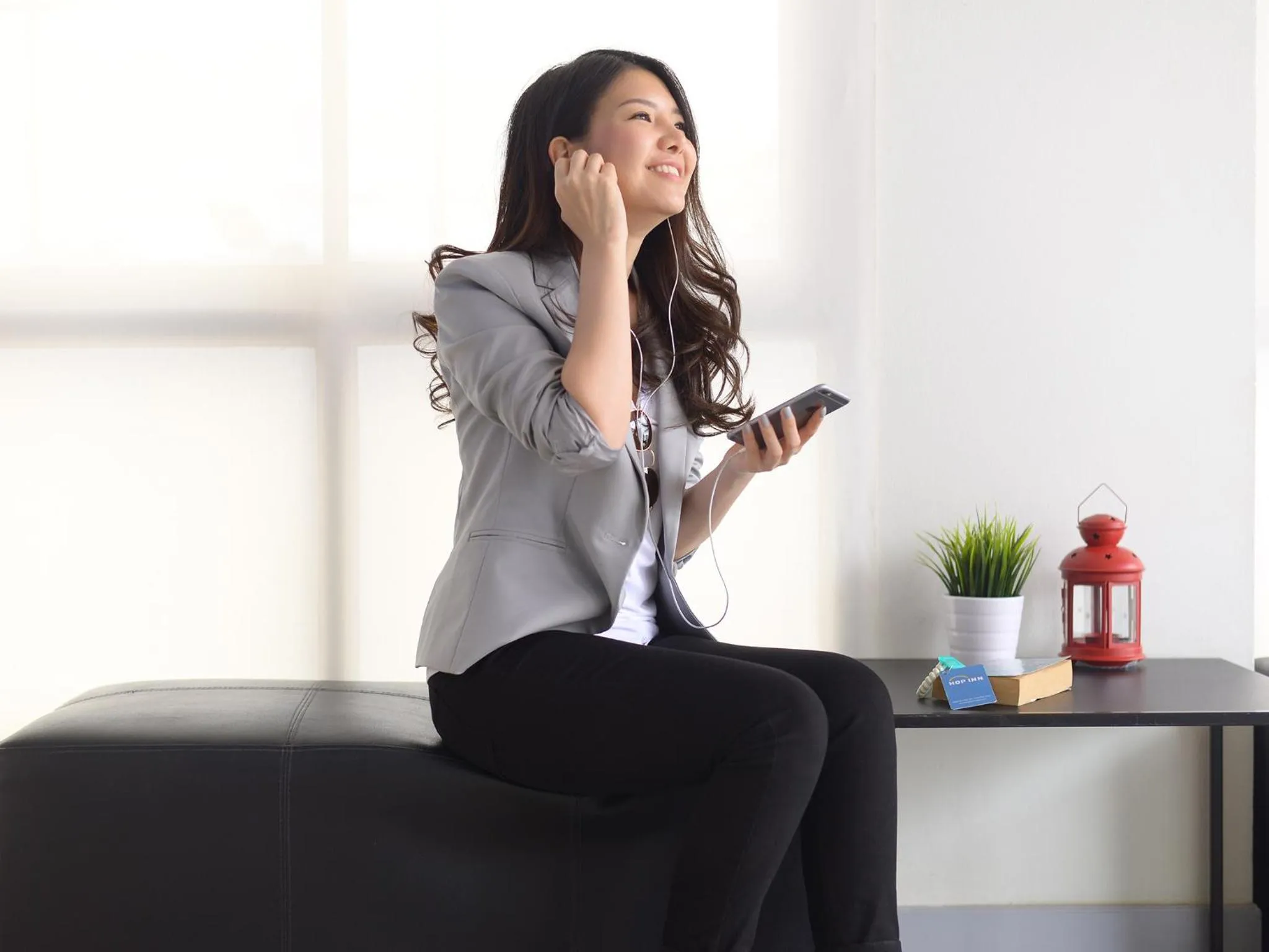 Lounge or bar in HOP INN Lampang