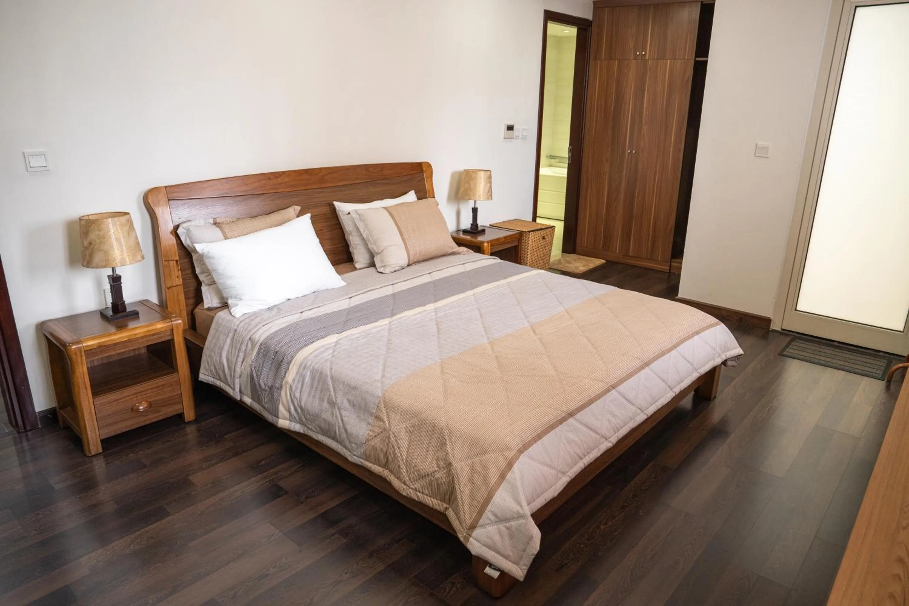 Bed in Viet Vuong Building Ha Noi Capital