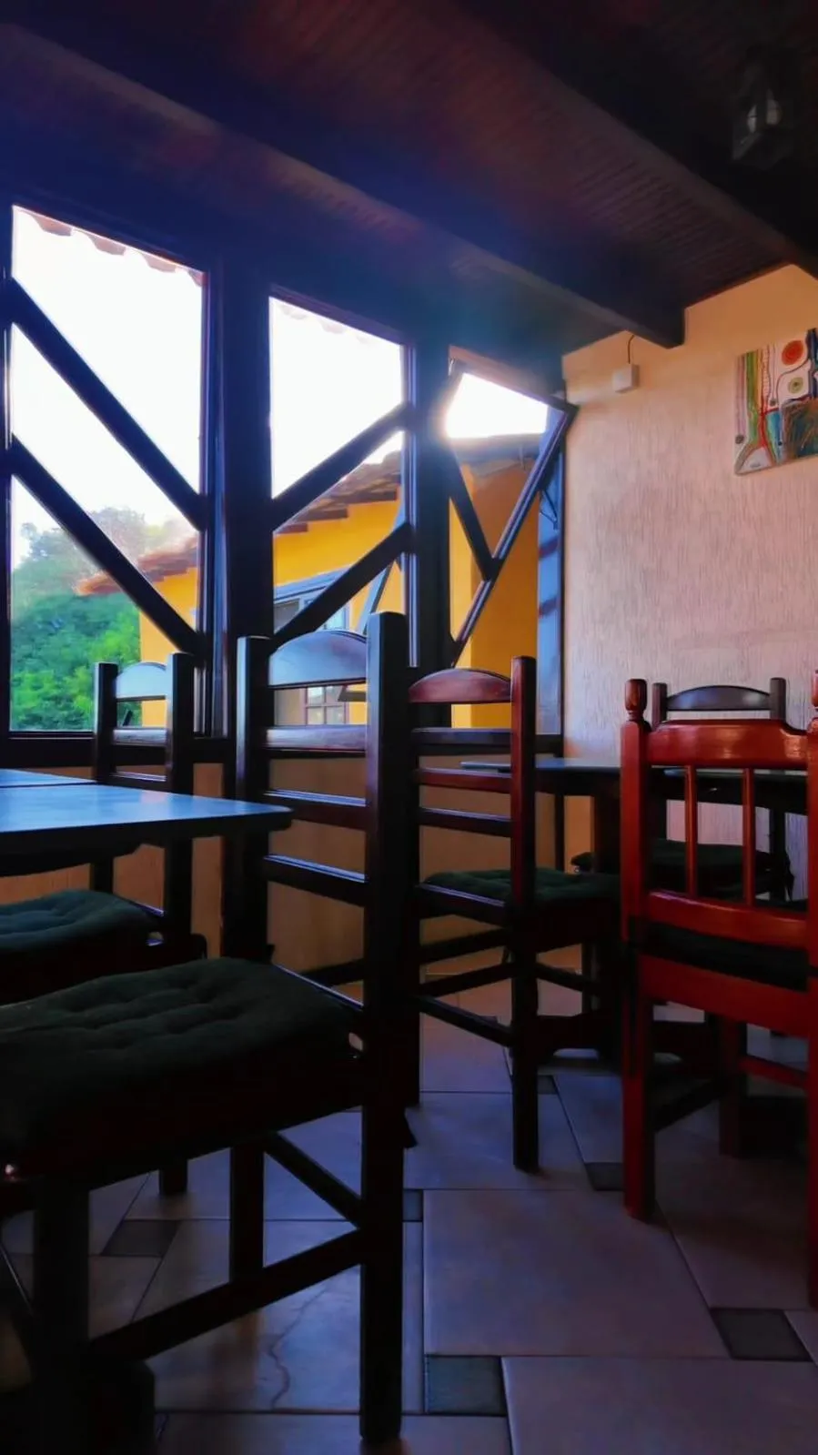 Dining area in Pousada Dos Atobás