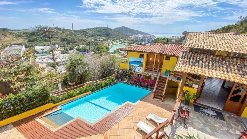 Balcony/Terrace in Pousada Dos Atobás