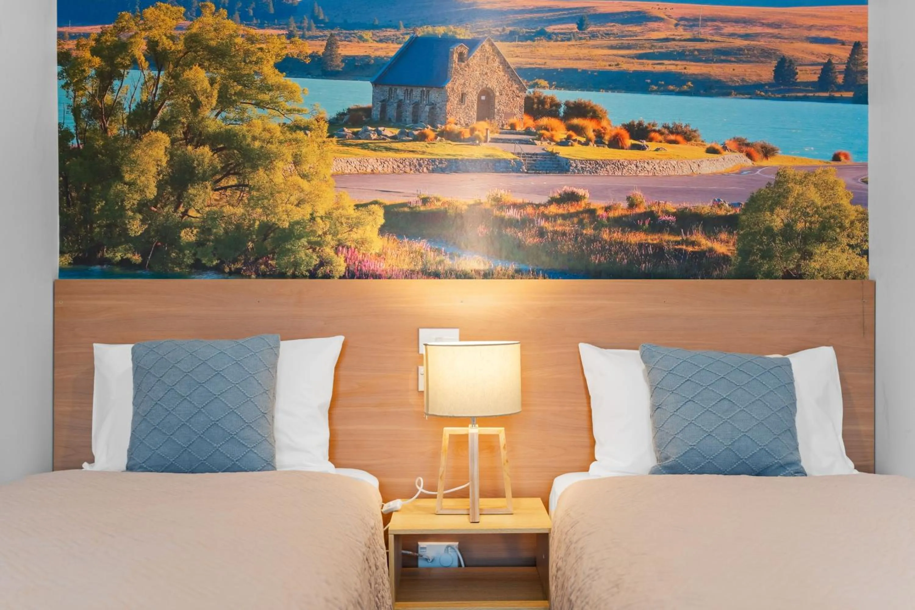 Bed in Sunshine Suites