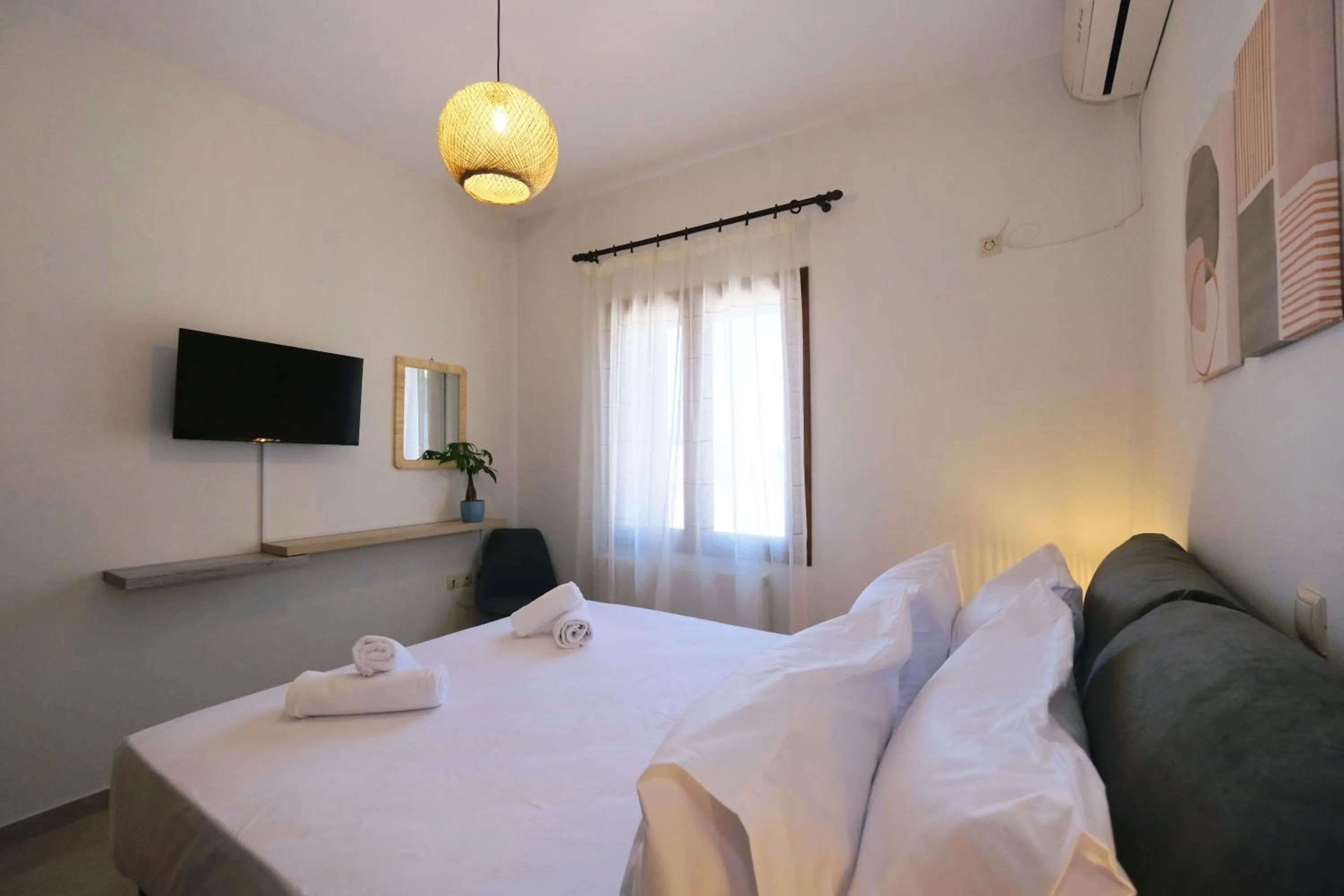 Bed in Nerea Apartments