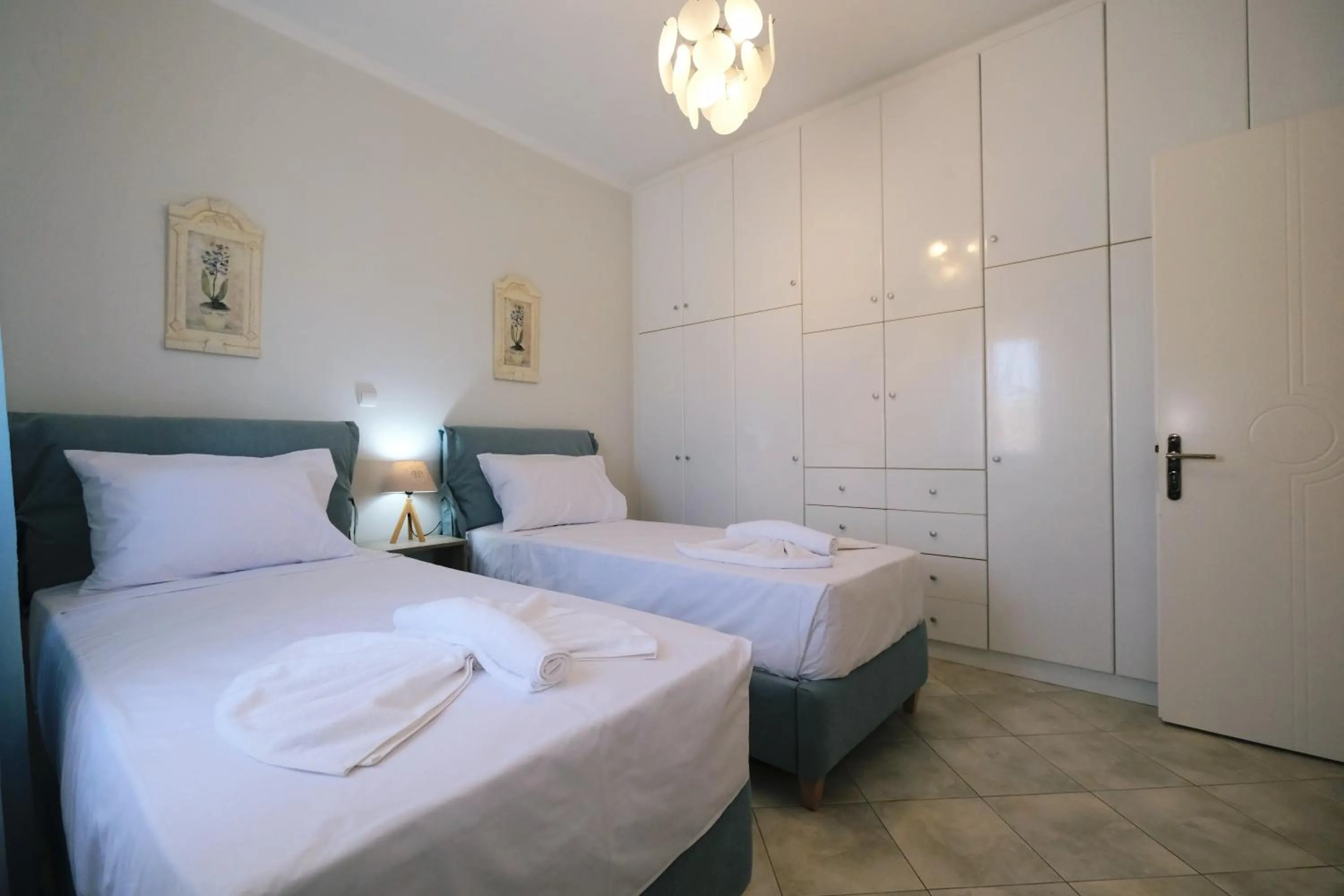 Bed in Nerea Apartments