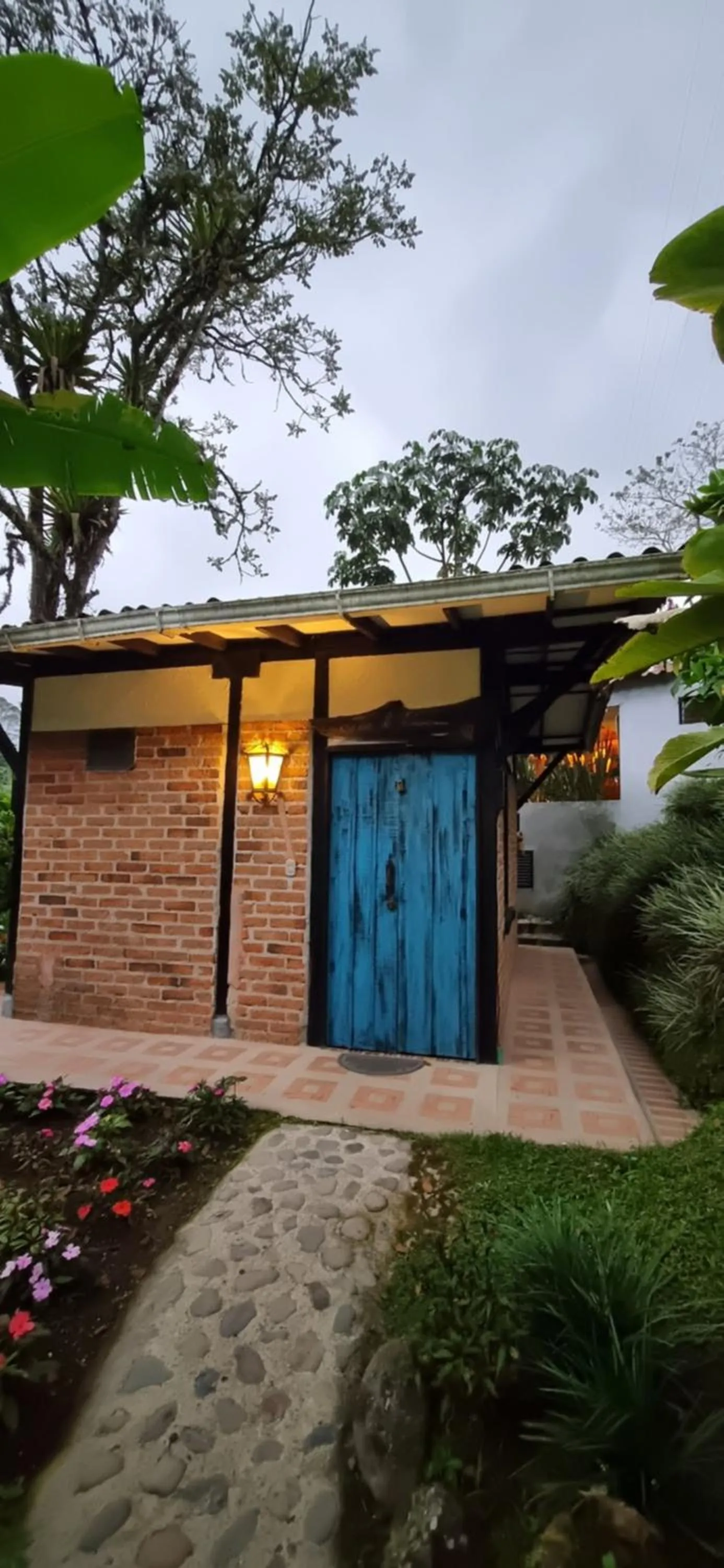 Garden view in Hotel Vísperas