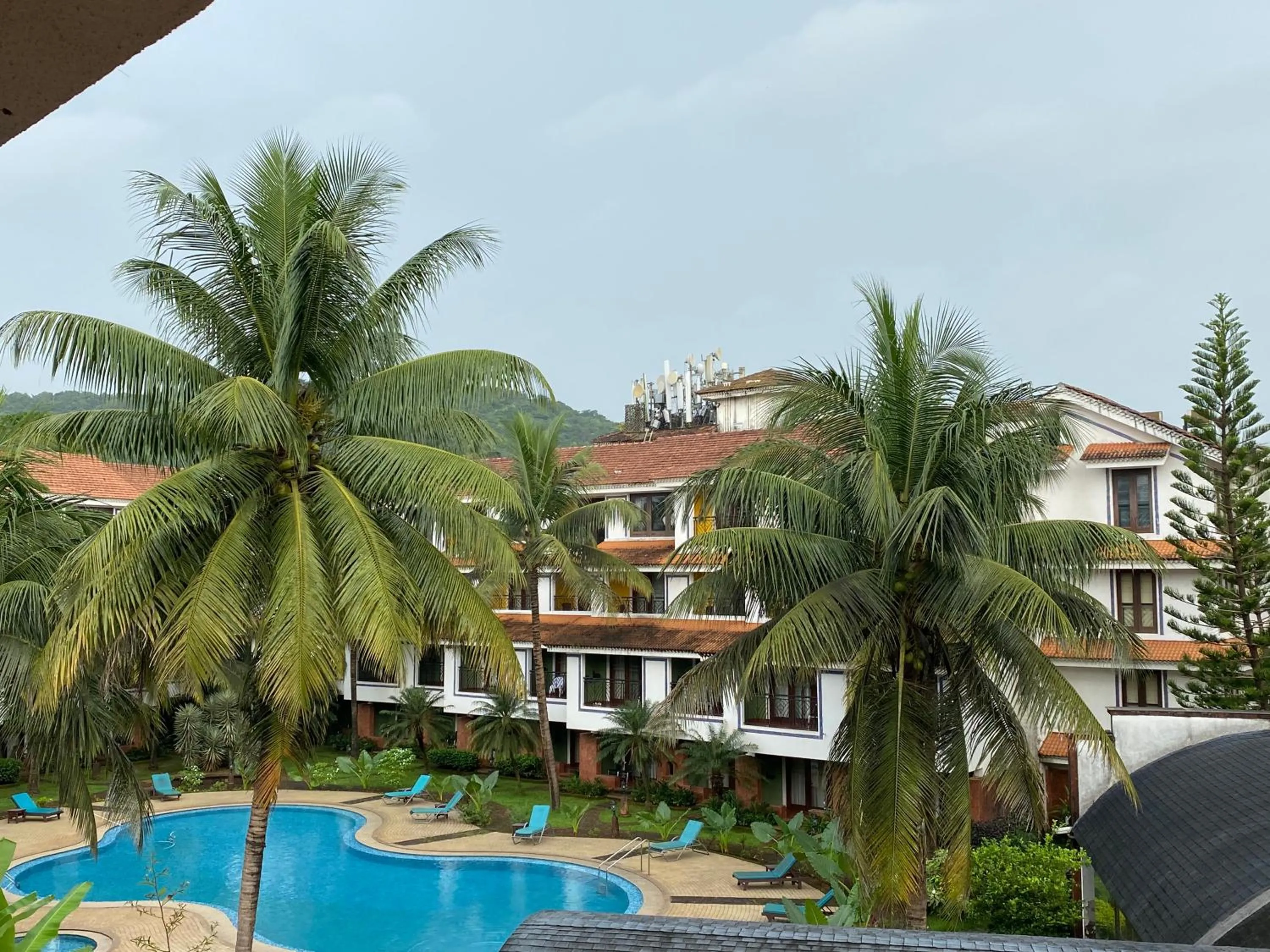 Pool view in Riviera Hermitage