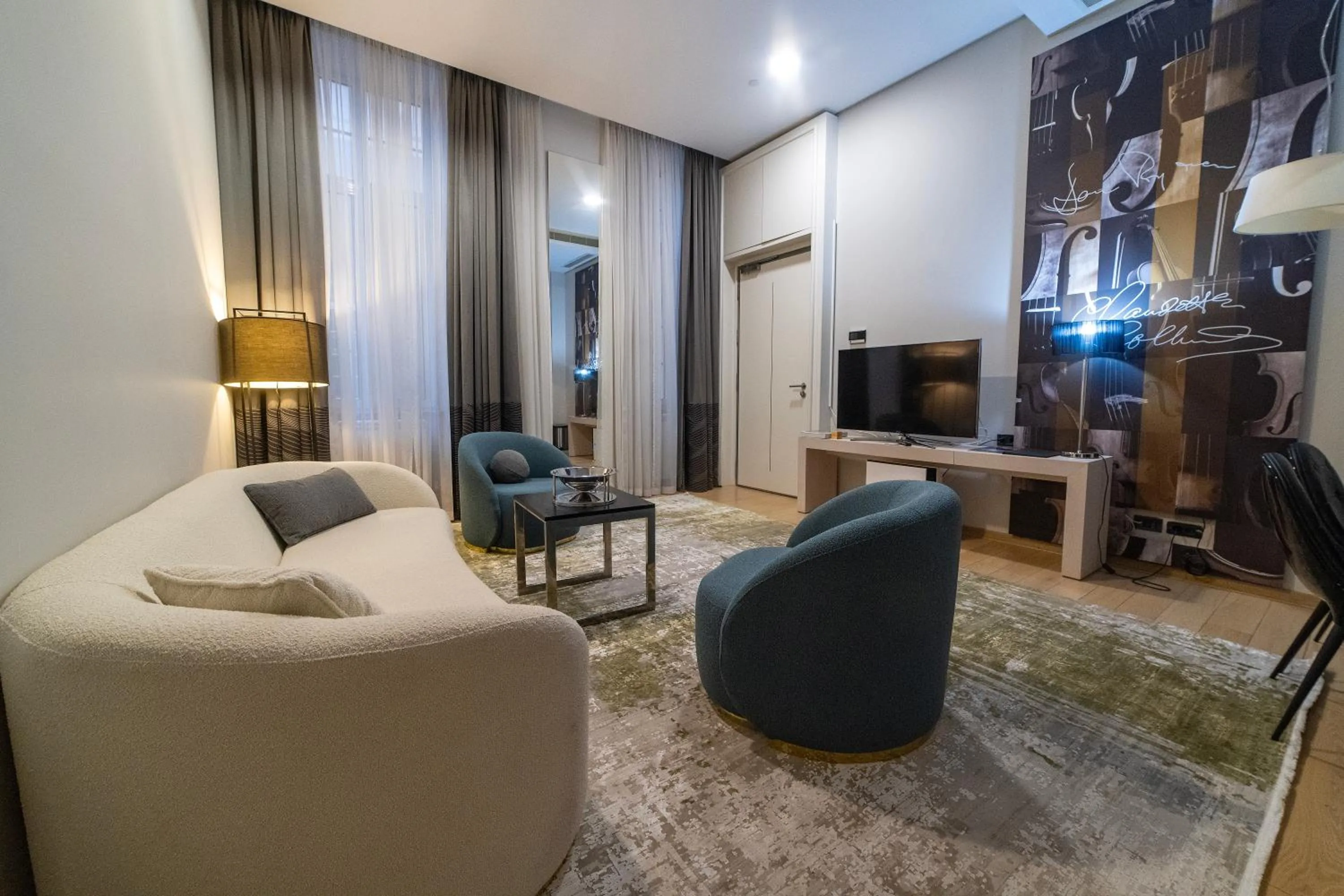 Living room in Zepter Hotel Belgrade, member of Zepter Hotels