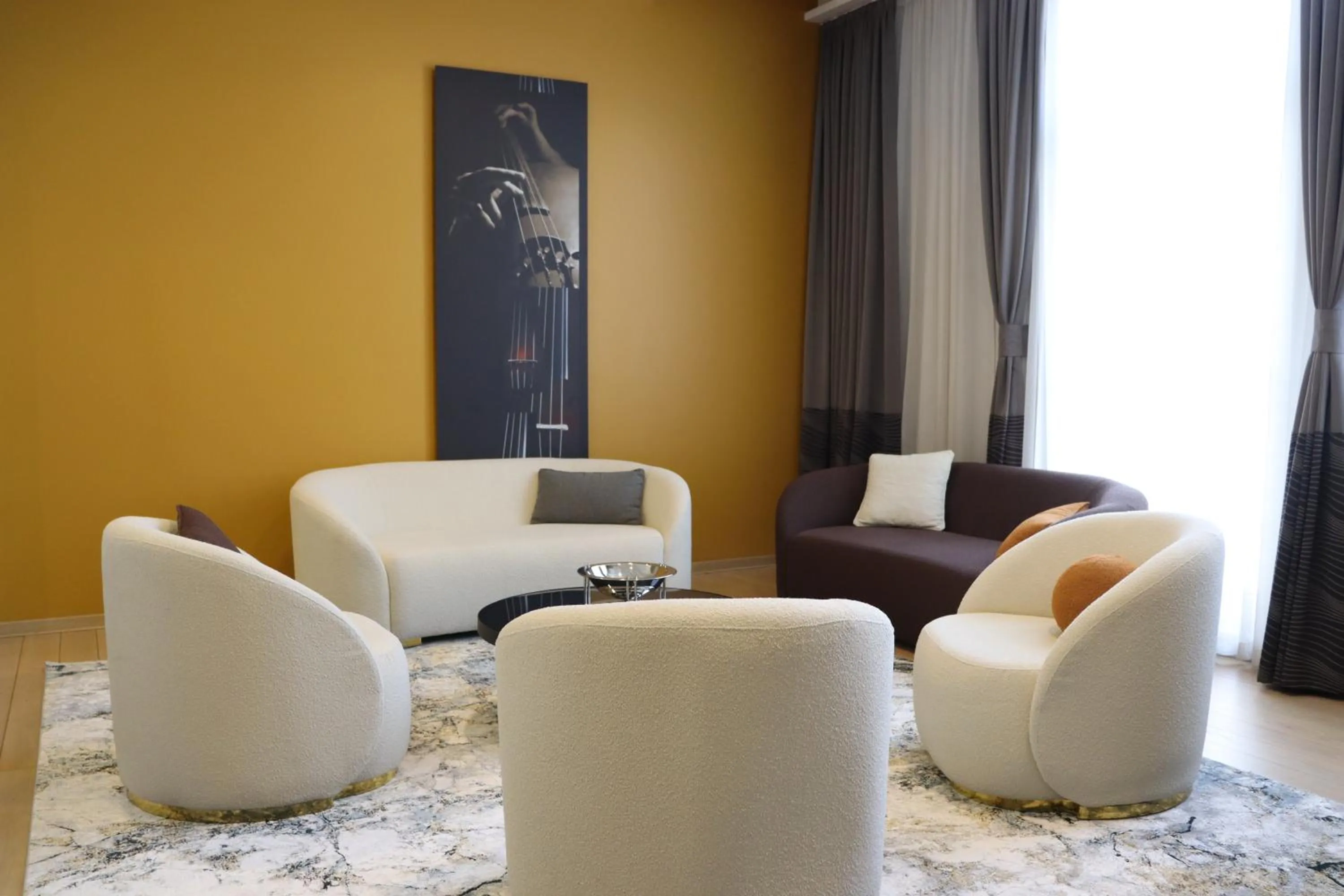 Living room in Zepter Hotel Belgrade, member of Zepter Hotels