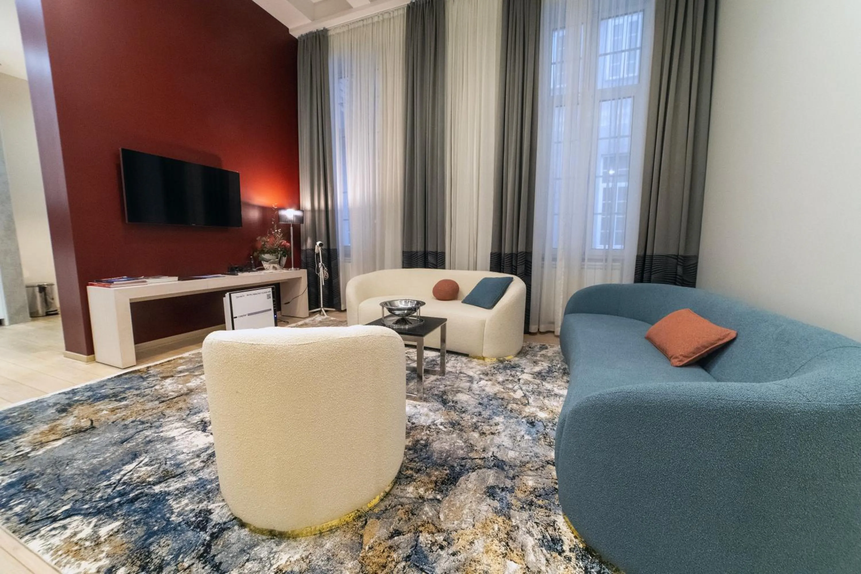 Living room in Zepter Hotel Belgrade, member of Zepter Hotels