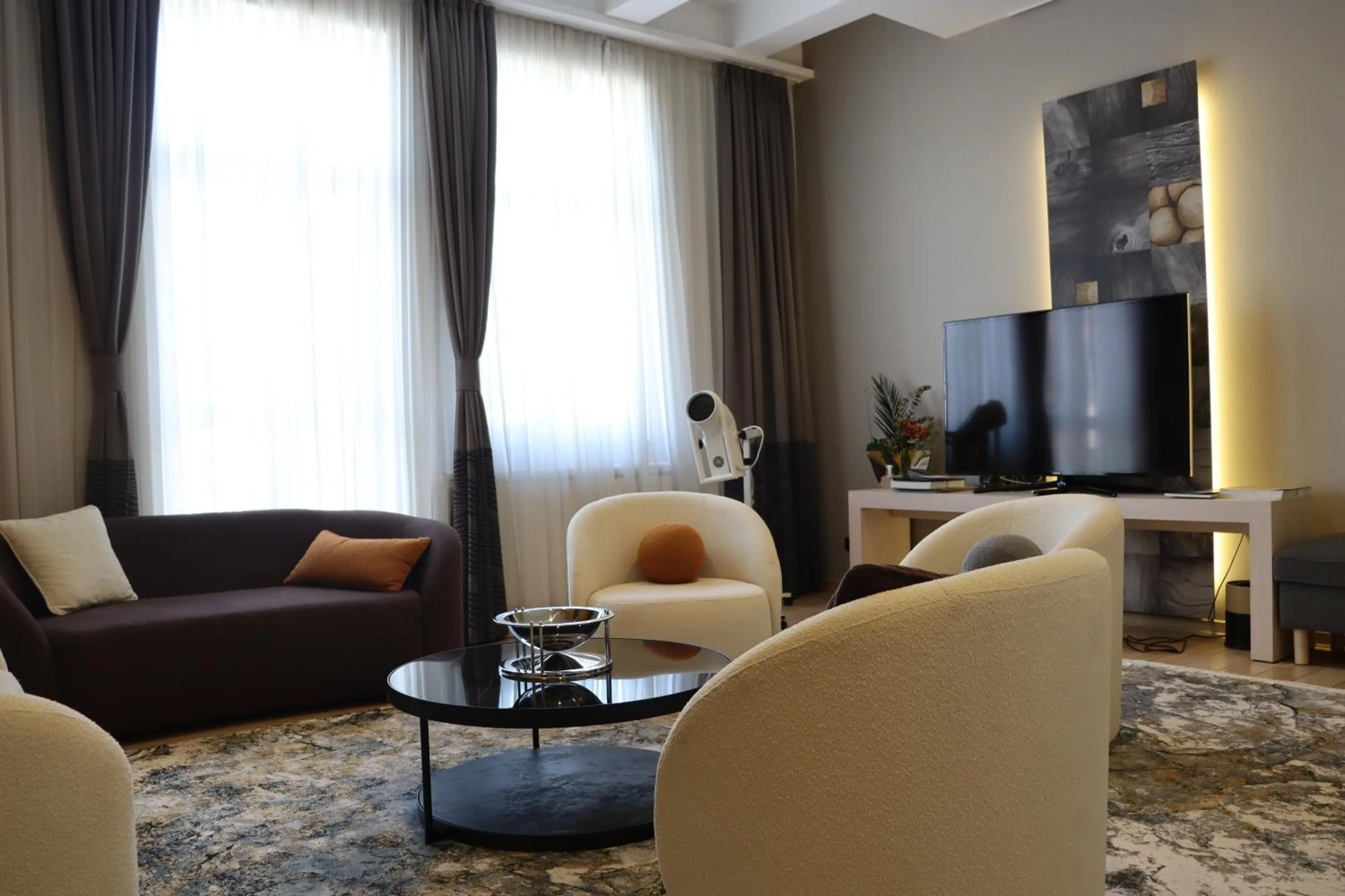 Living room in Zepter Hotel Belgrade, member of Zepter Hotels