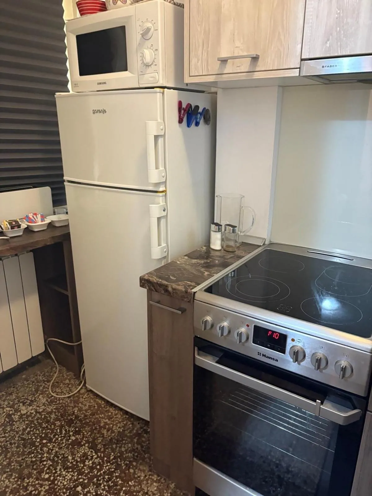 Kitchen or kitchenette in Apartments Sat