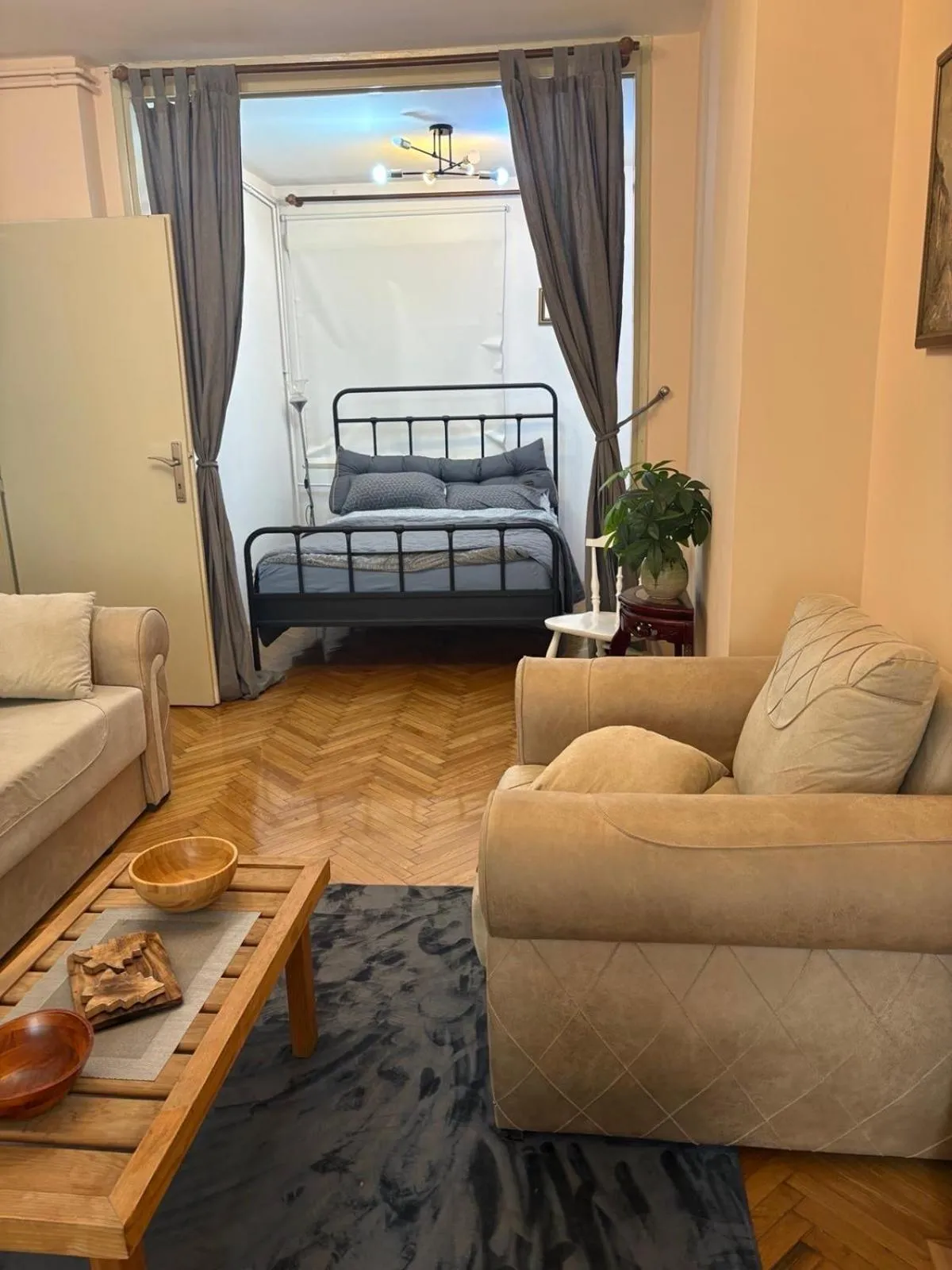 Living room in Apartments Sat