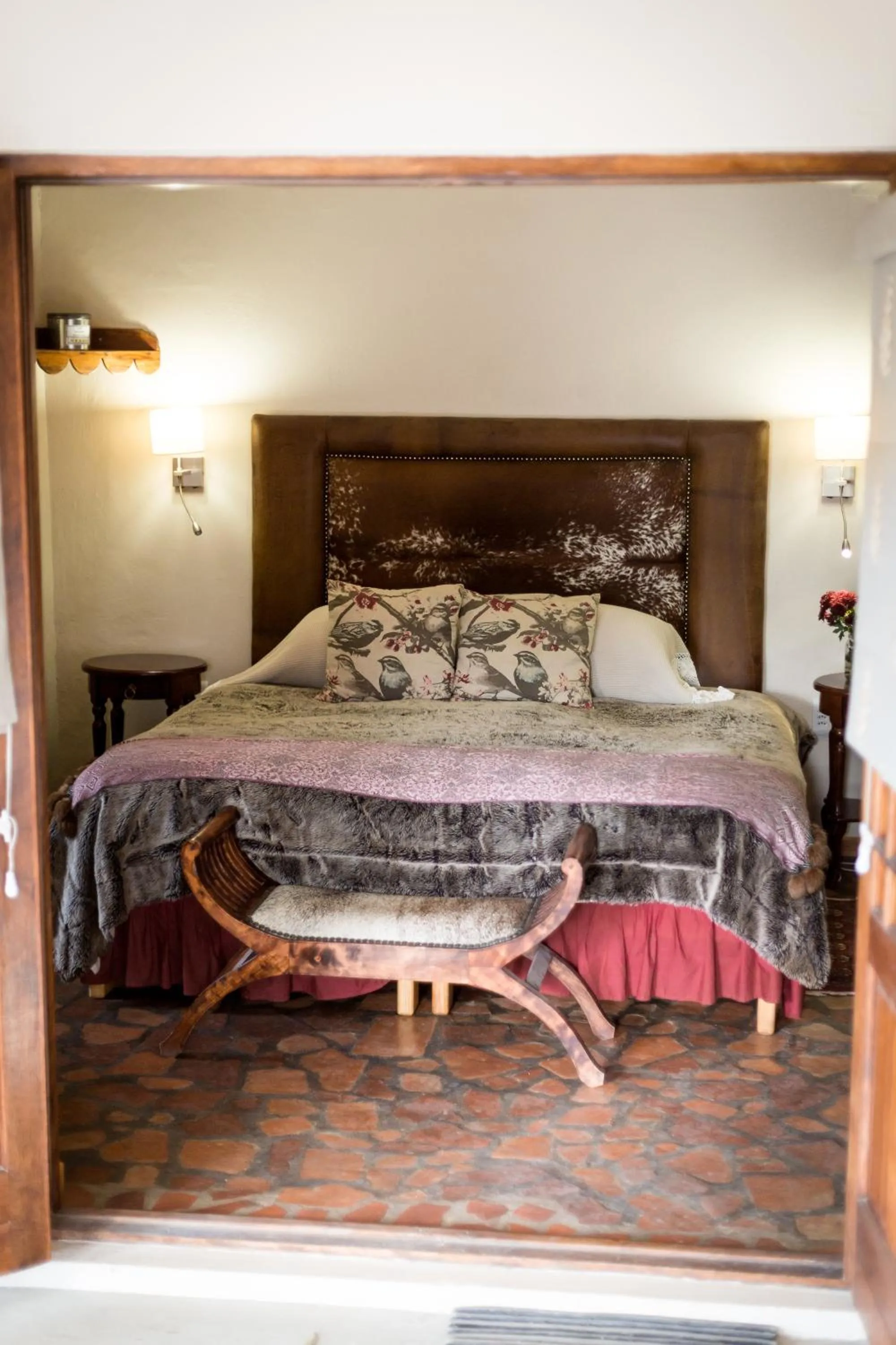 Bedroom, Bed in Skeiding Guest Farm