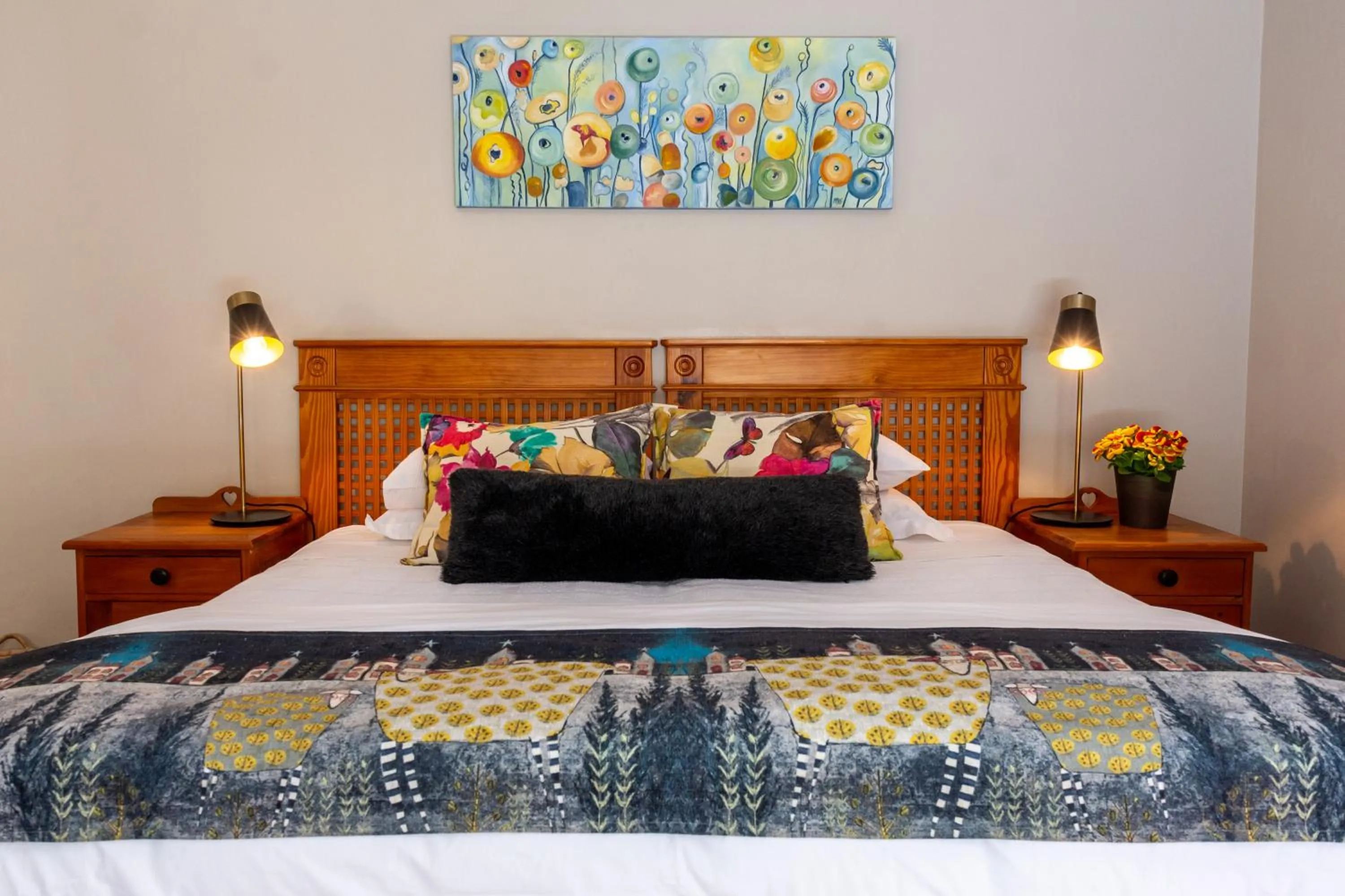 Bed in Skeiding Guest Farm