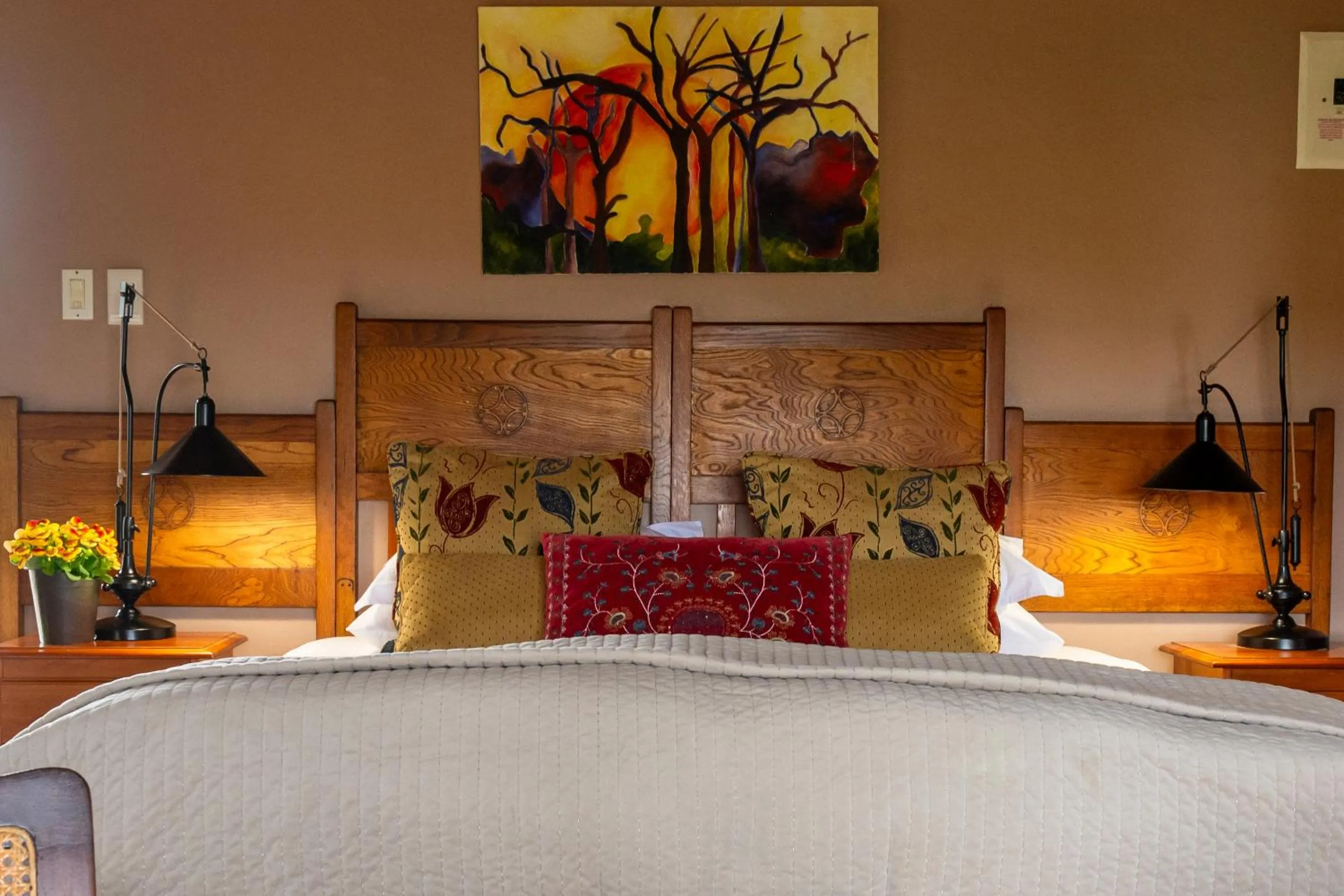 Bed in Skeiding Guest Farm